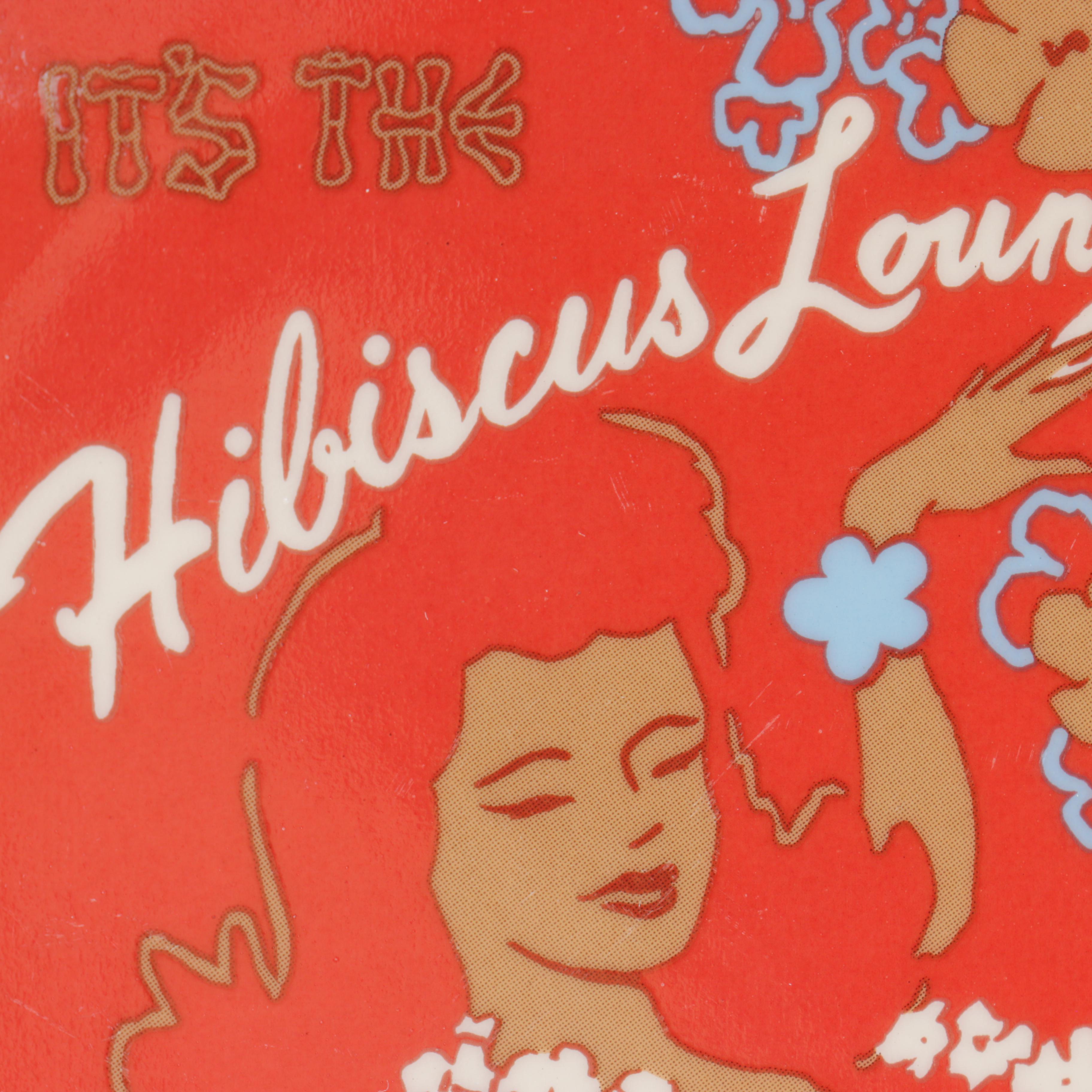 Pottery Barn "Aloha Girls" Saucers with Cocktail Recipes