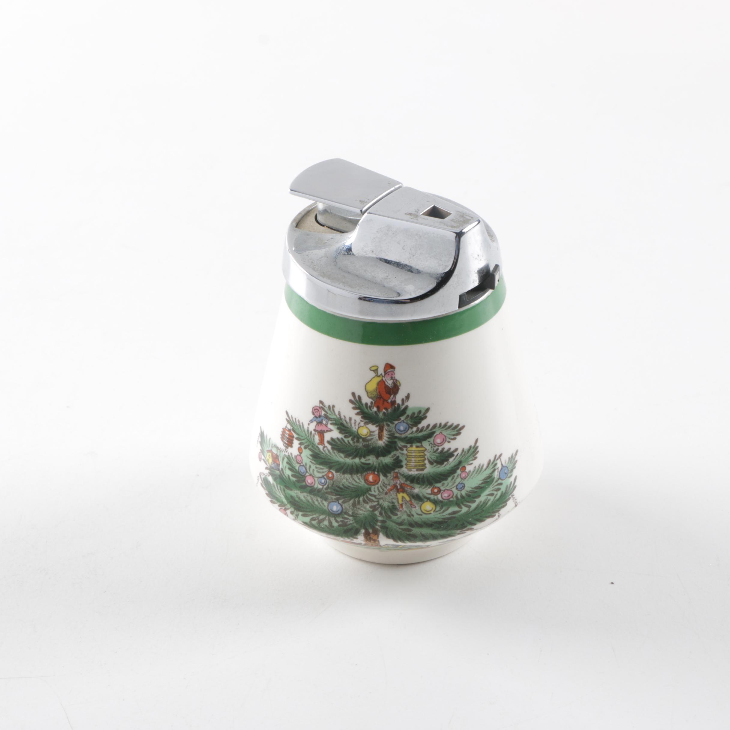 Spode "Christmas Tree" Refillable Lighter