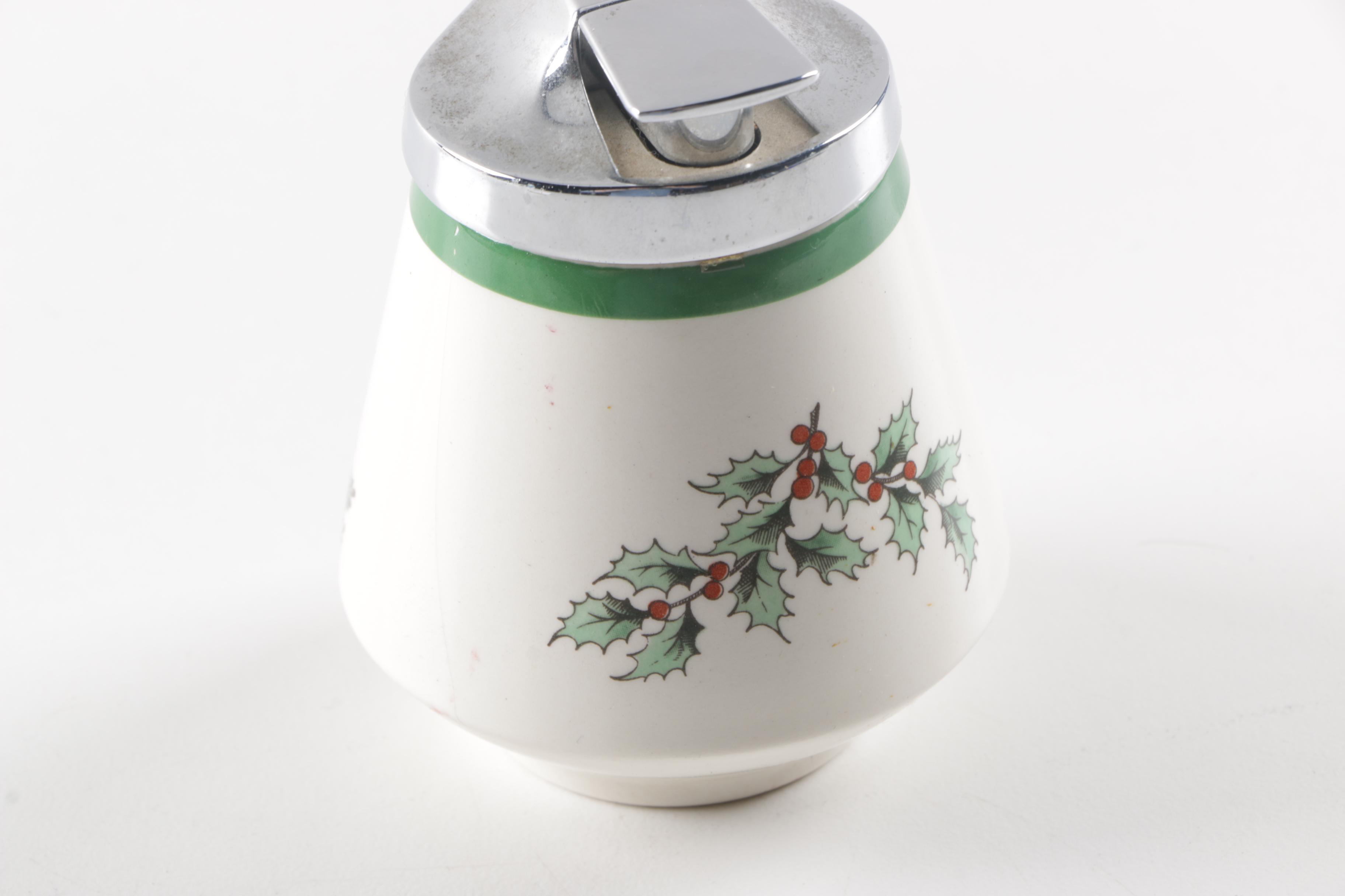 Spode "Christmas Tree" Refillable Lighter