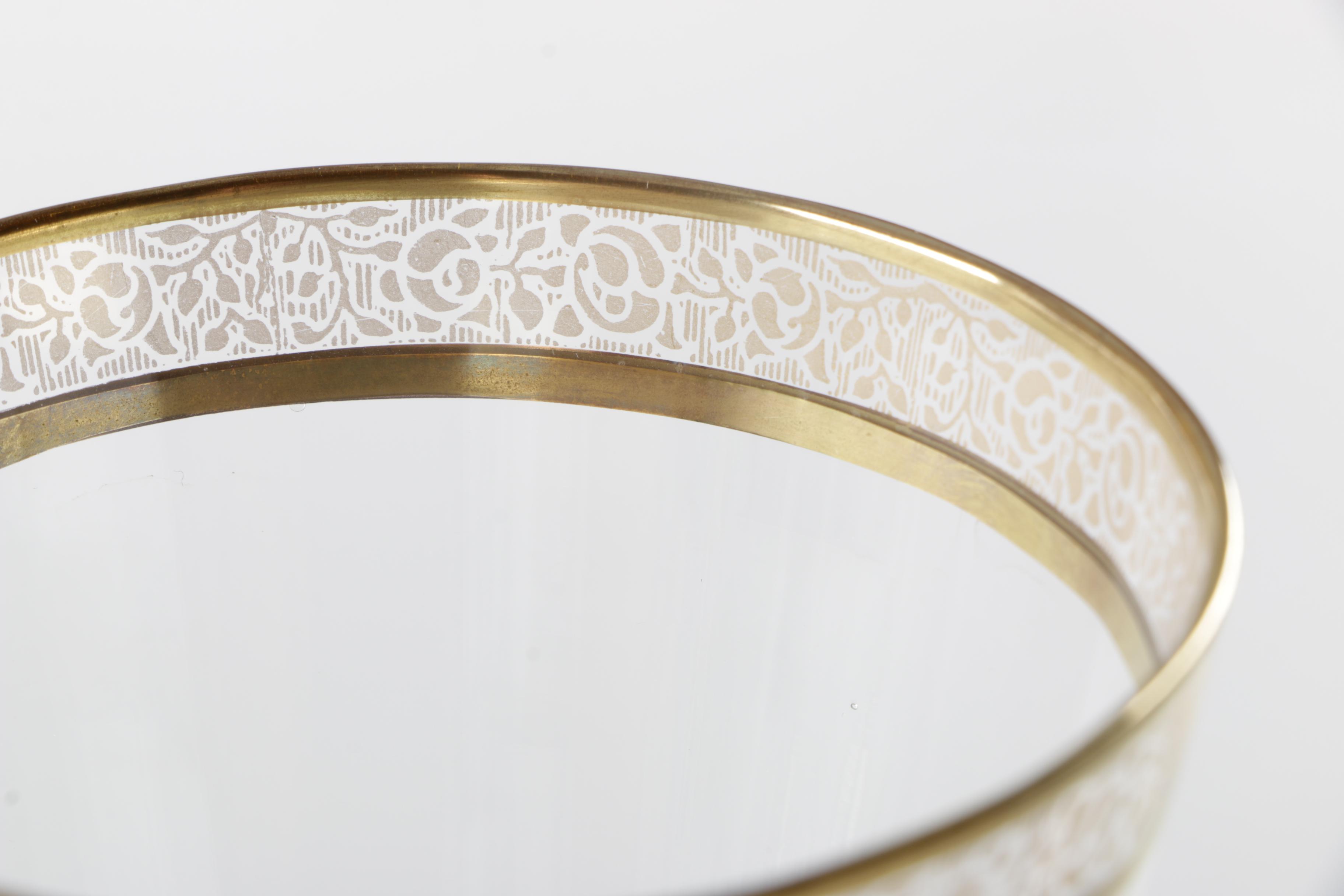 Vintage Gold Encrusted Iced Beverage Glasses in the style of Tiffin-Franciscan