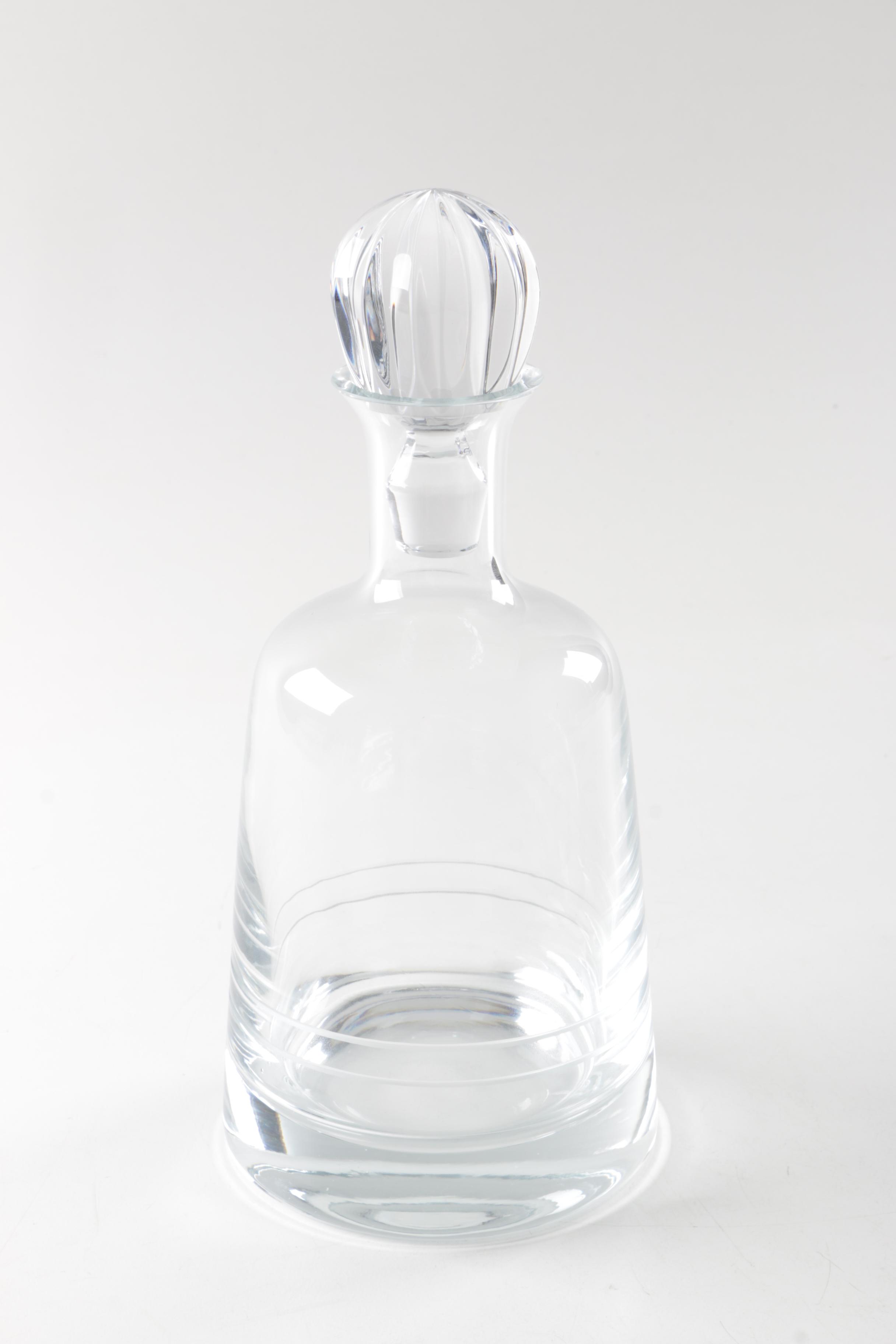 Group of Hand Blown Glass Decanters