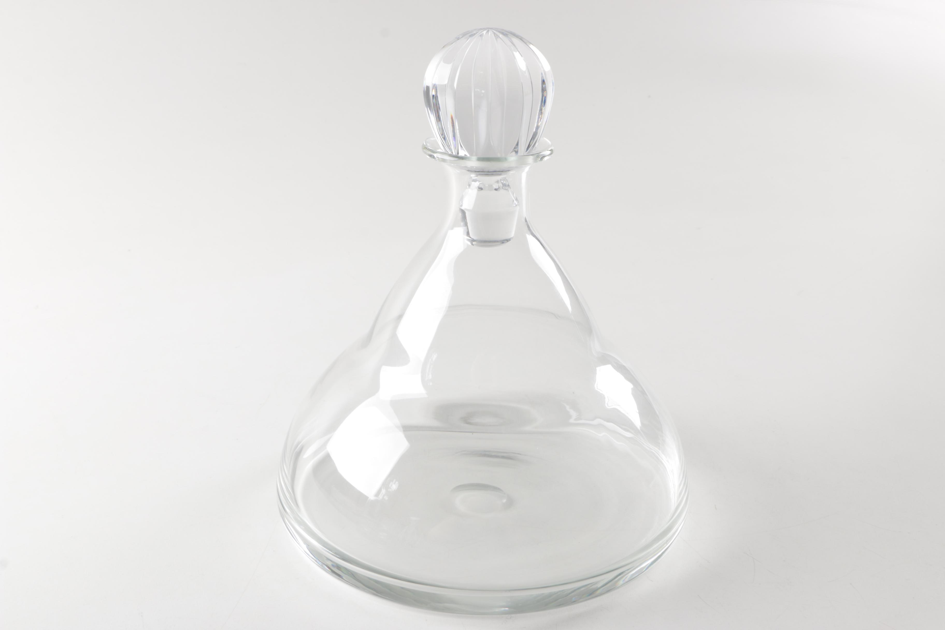 Group of Hand Blown Glass Decanters