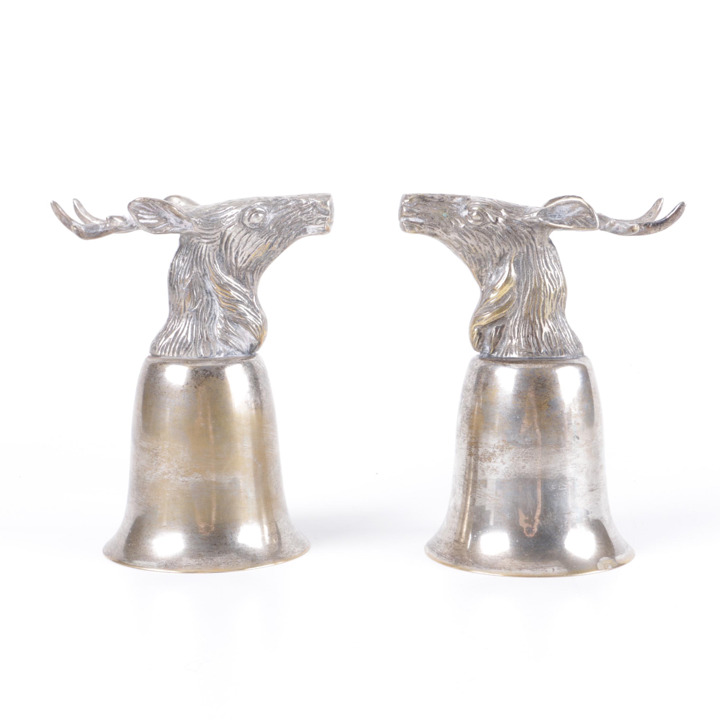 Stag Metal Stirrup Cups