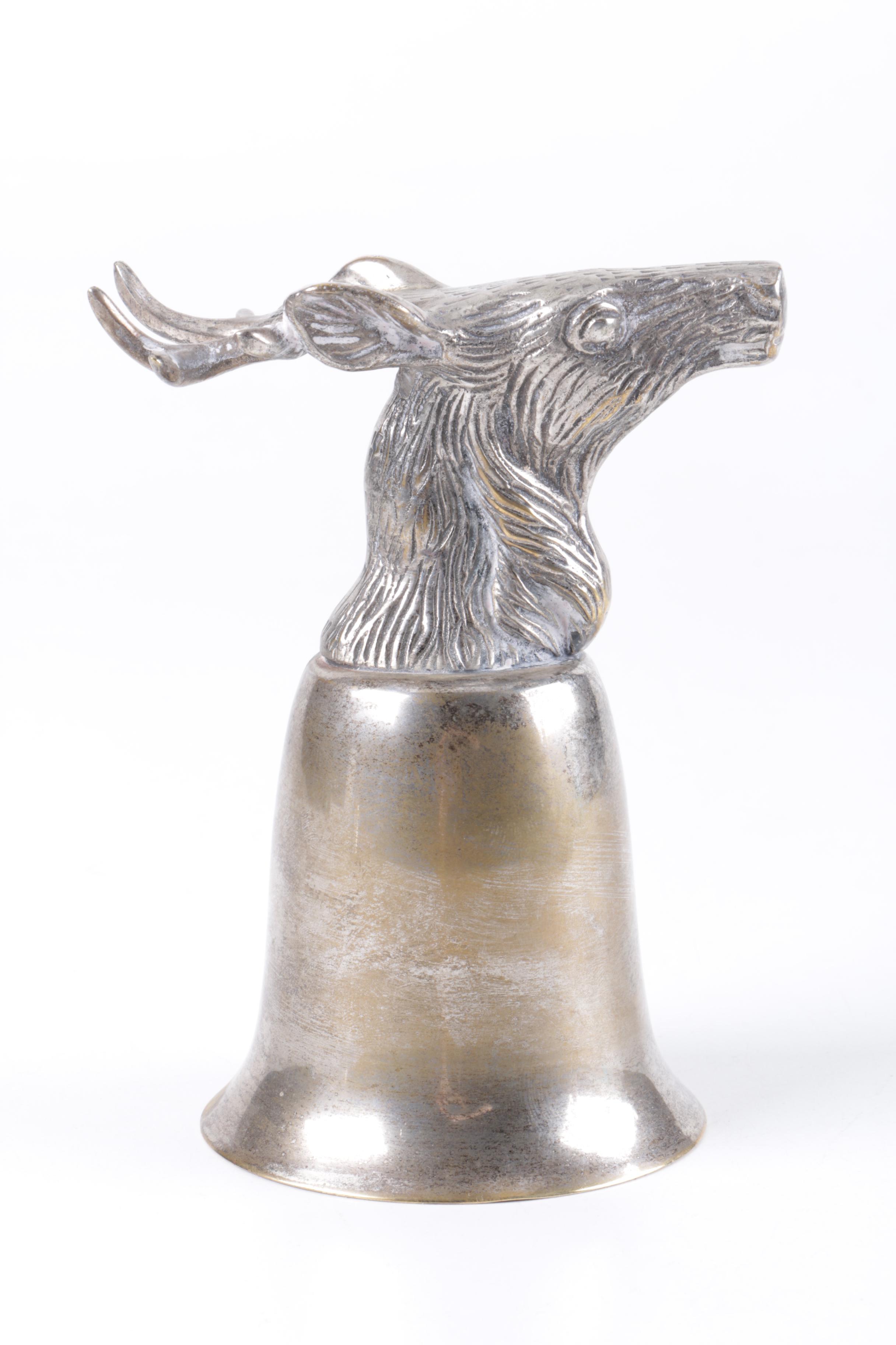 Stag Metal Stirrup Cups