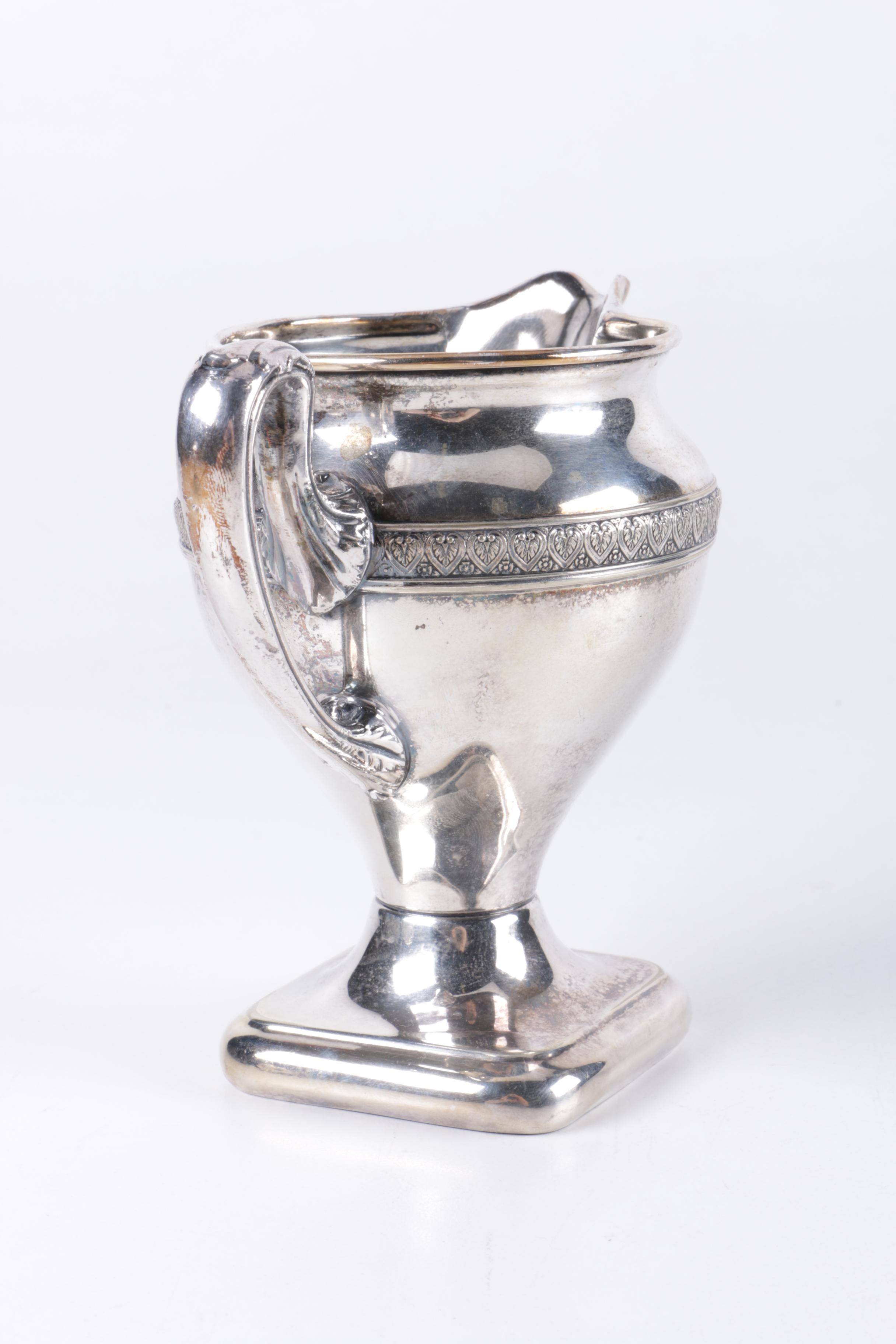 Manning-Bowman & Co. "Means Best" Silver Plate Sugar and Creamer Set