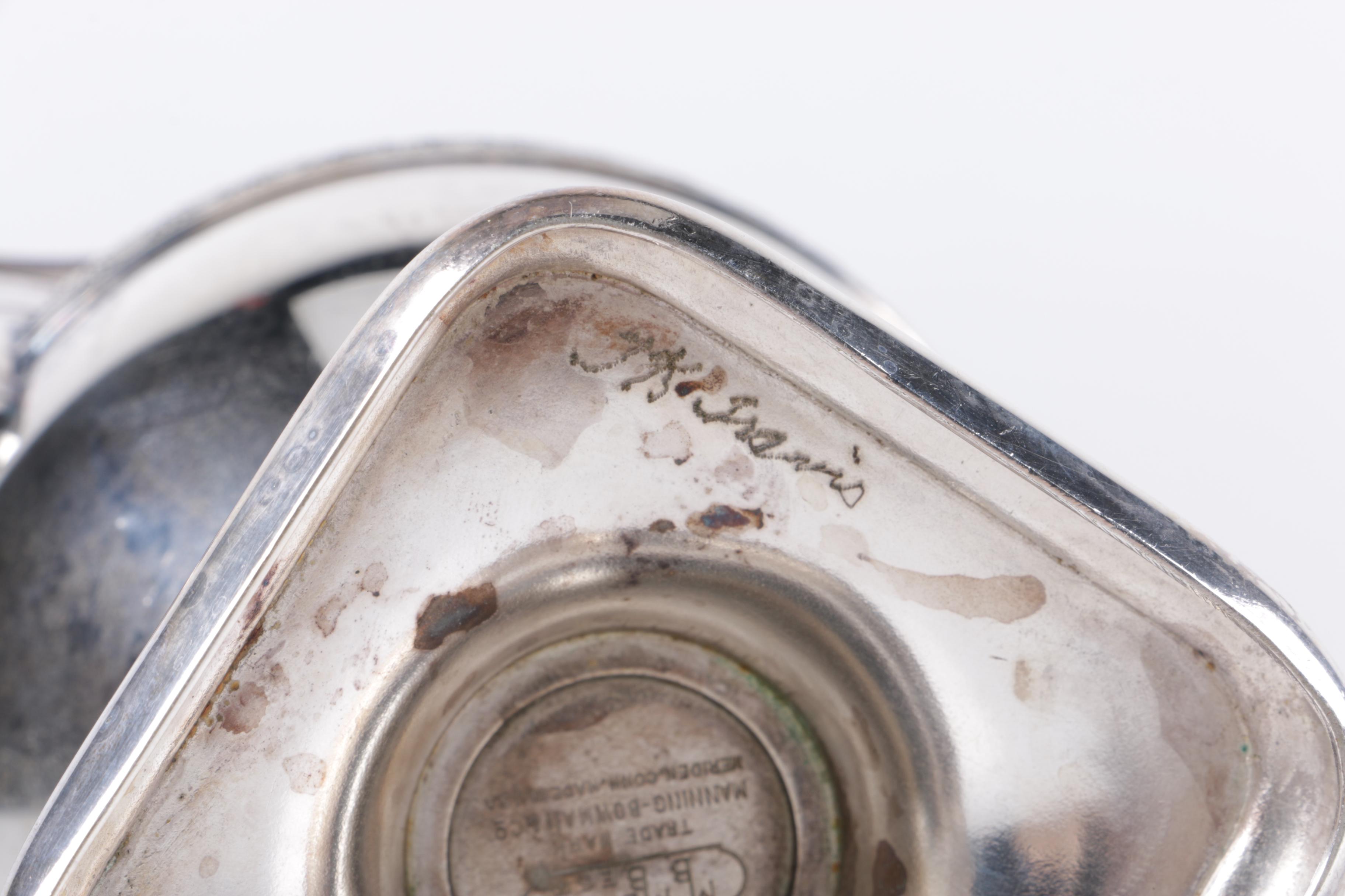 Manning-Bowman & Co. "Means Best" Silver Plate Sugar and Creamer Set