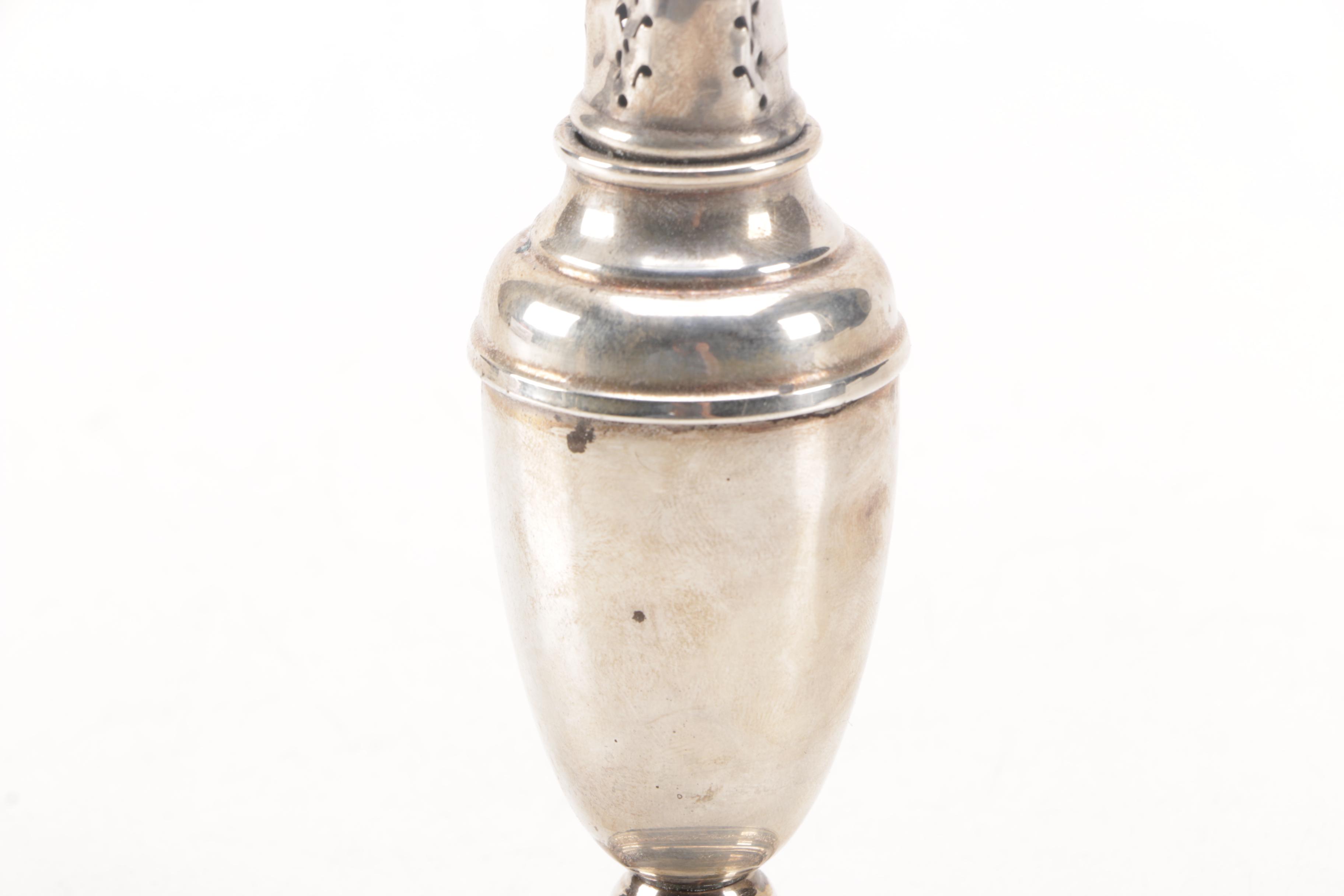 International Silver "Courtship" Weighted Sterling Silver Salt & Pepper Shakers