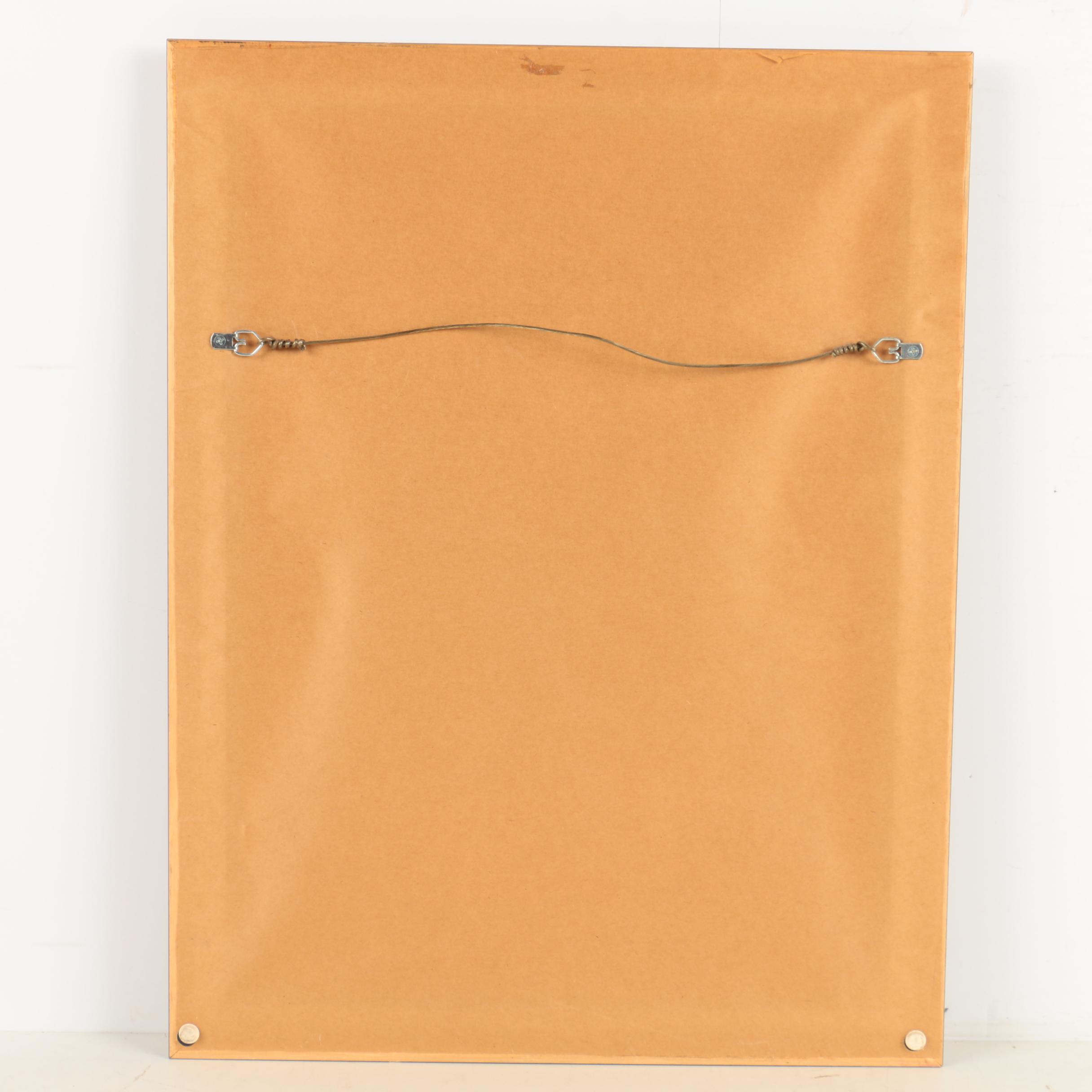 Mel Holston Ink Drawings "Man & Woman" and "Women by the Fence"