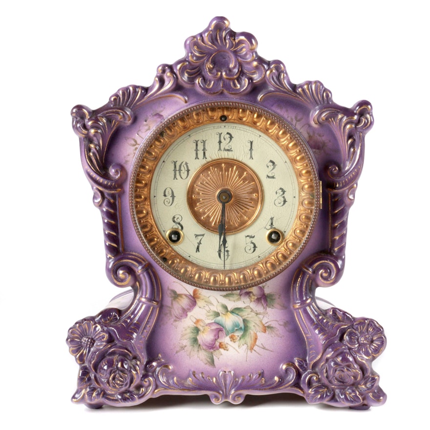 Vintage Mantle Clock by Tonquin