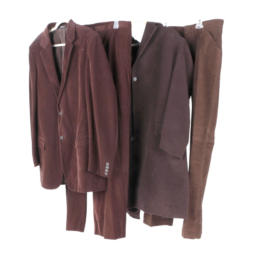 Men's Clothing Items Including Jil Sander Suit