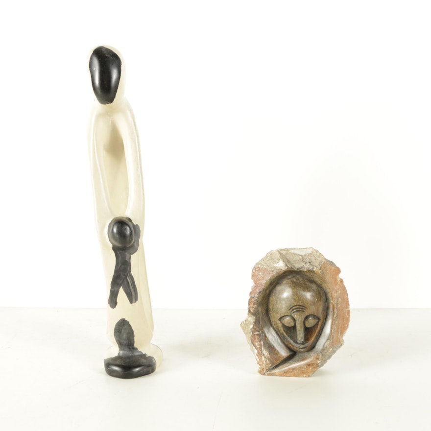 Carved Soapstone Figures