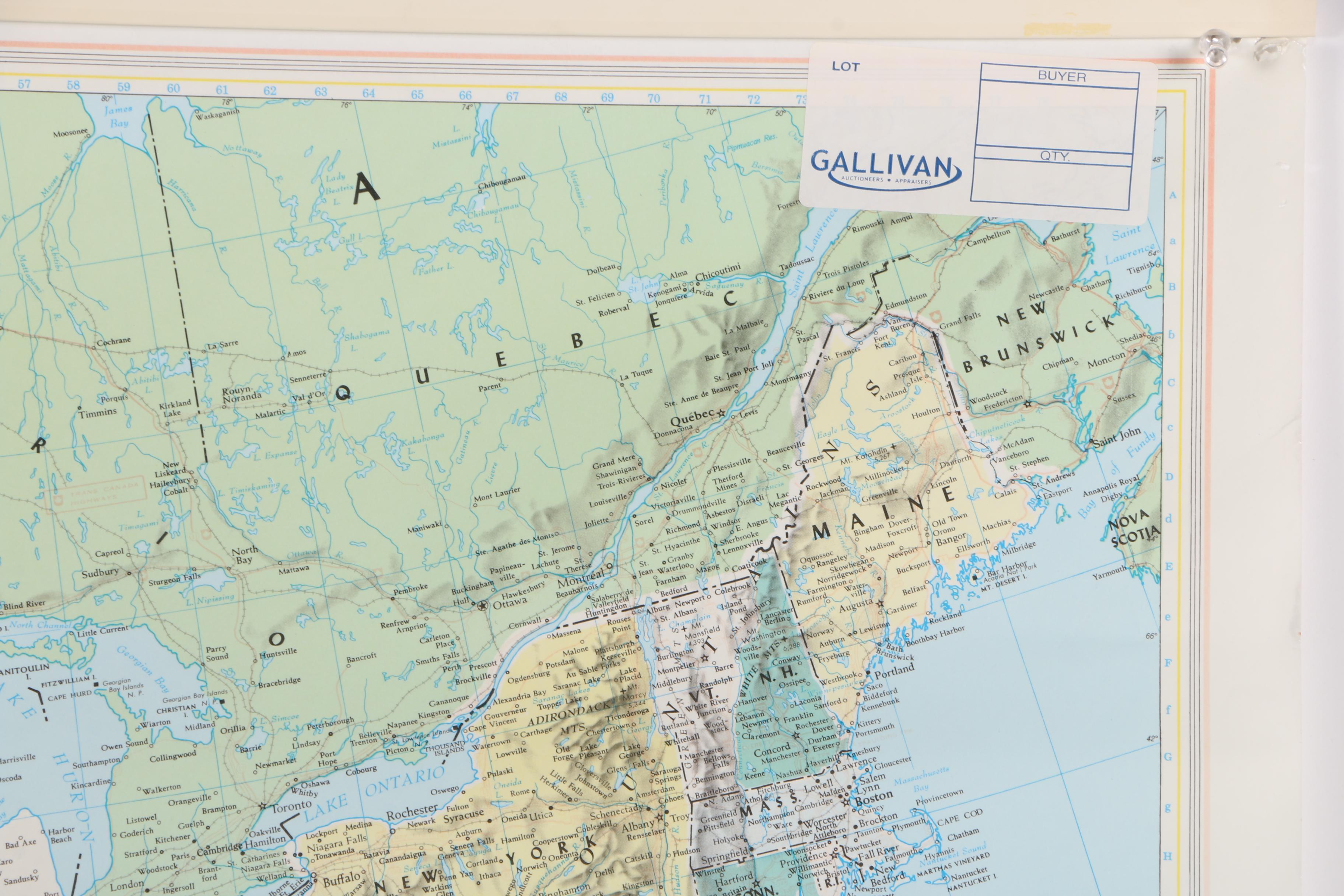Pair of Rand McNally Maps