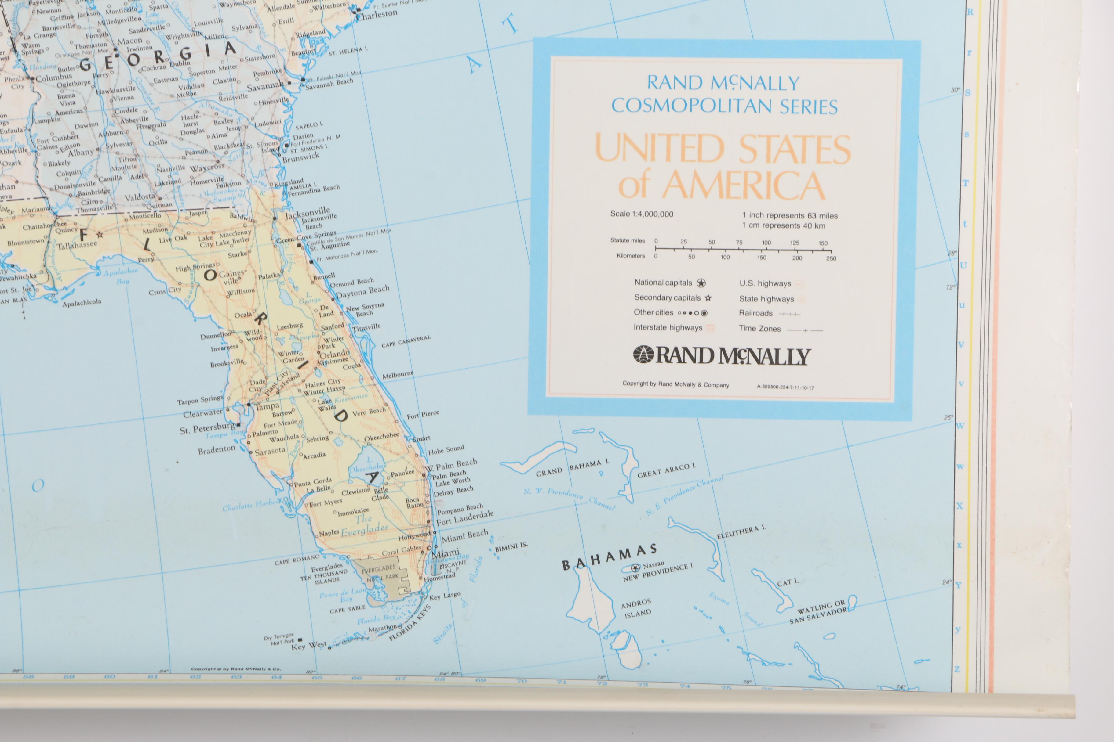 Pair of Rand McNally Maps