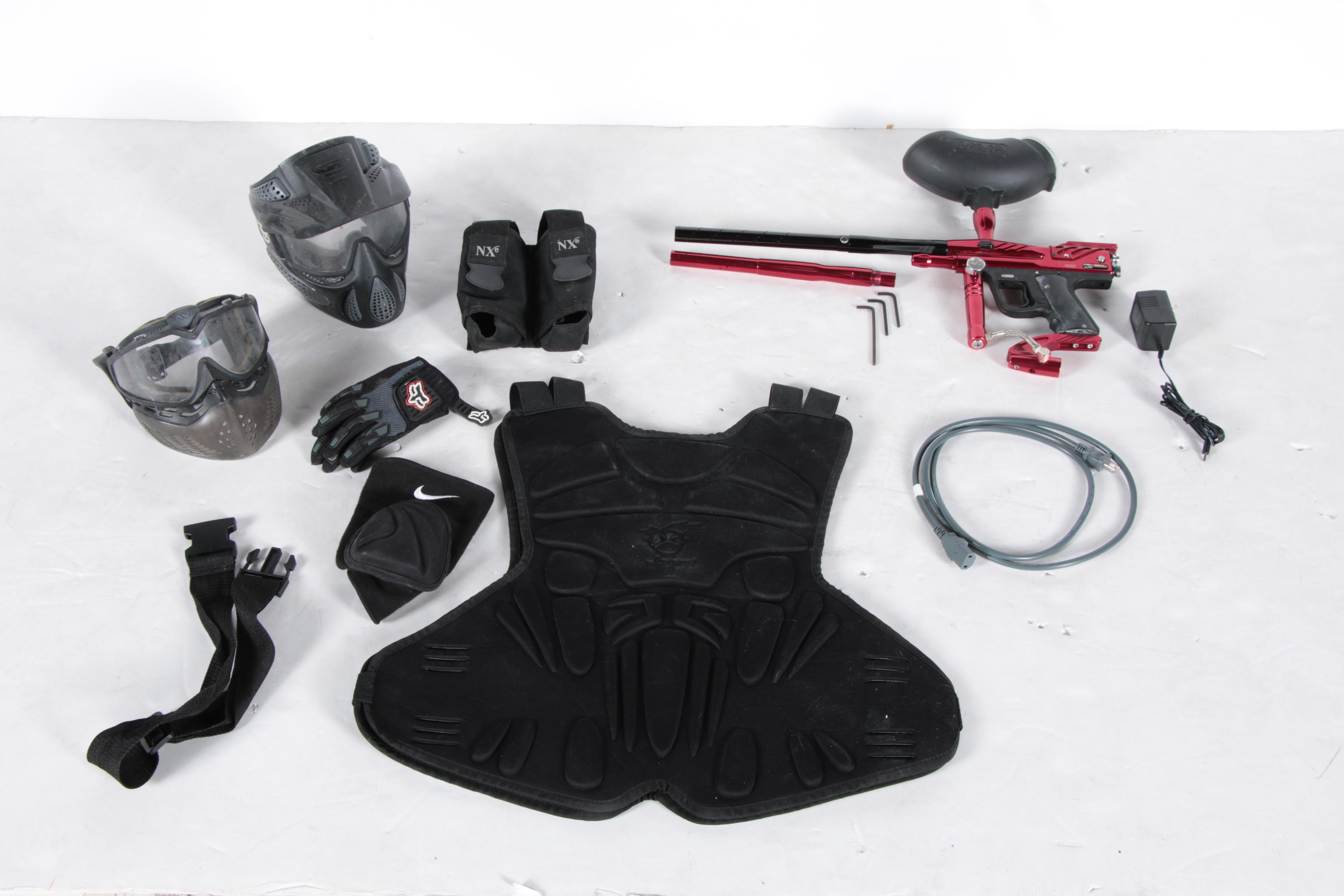 Assorted Paintball Gear