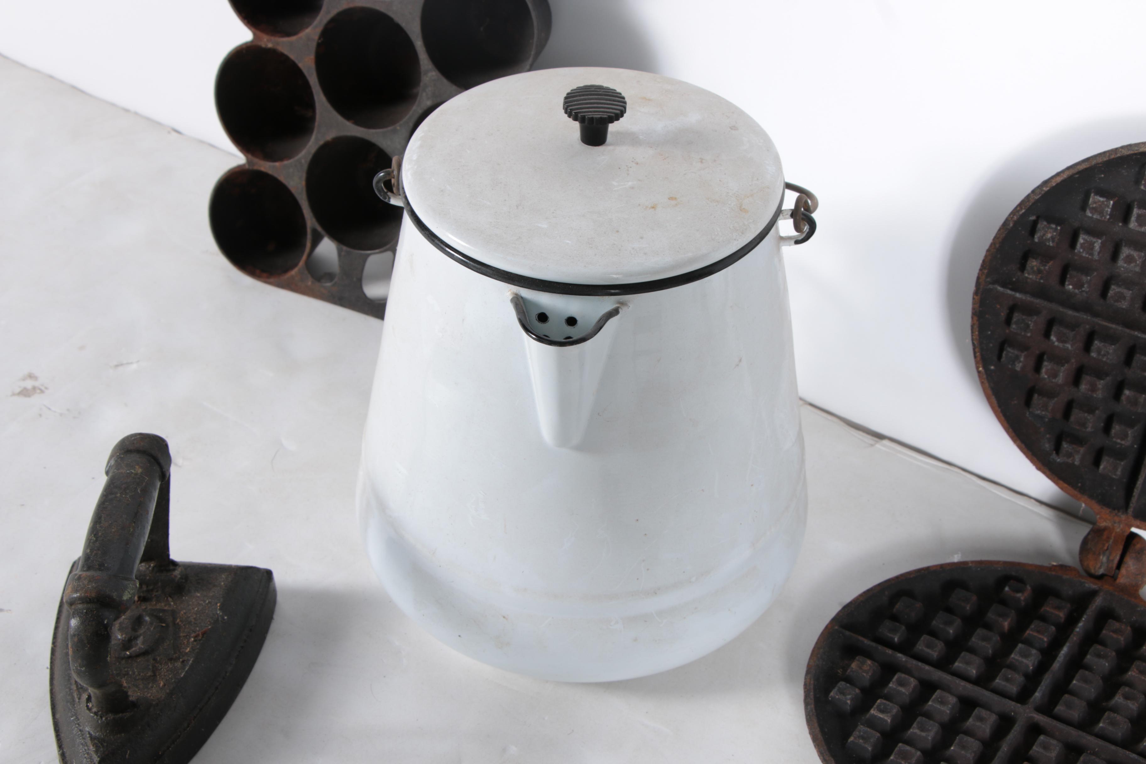 Assortment of Vintage Kitchen Utensils