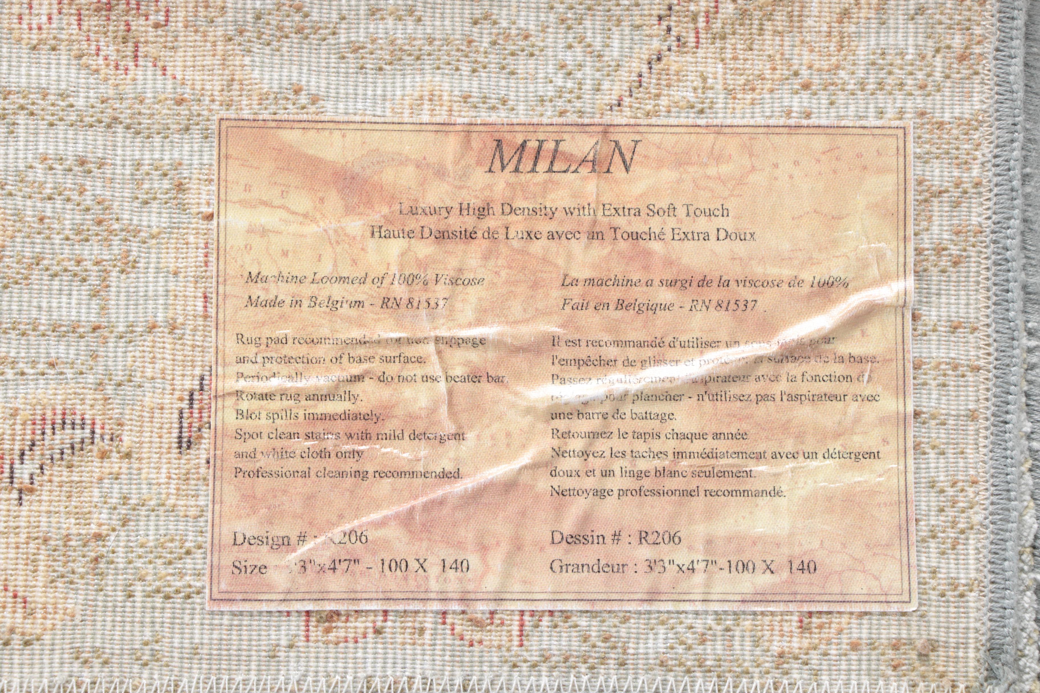 Machine Made Floral Lattice Area Rug