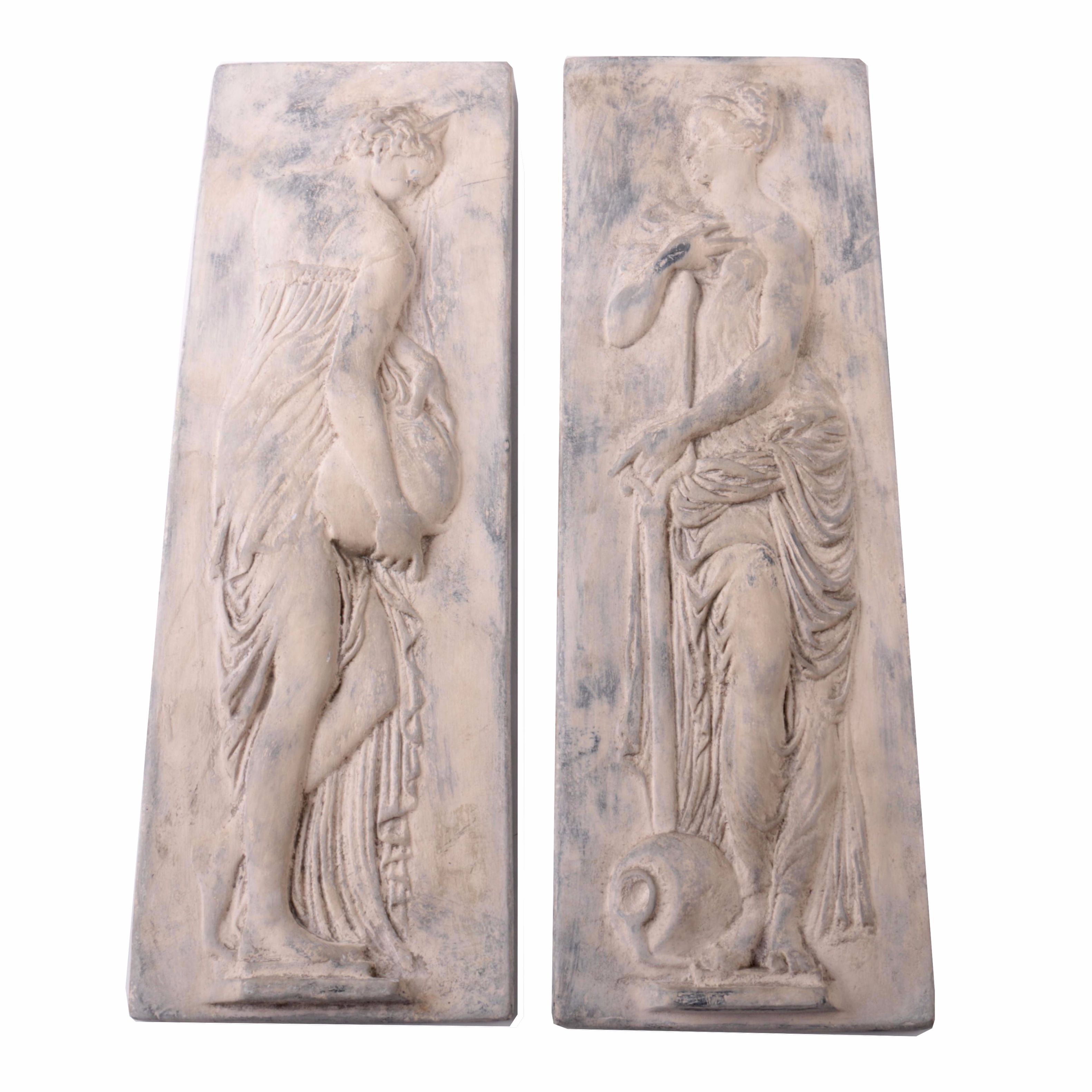 Grecian Style Ceramic Wall Hangings