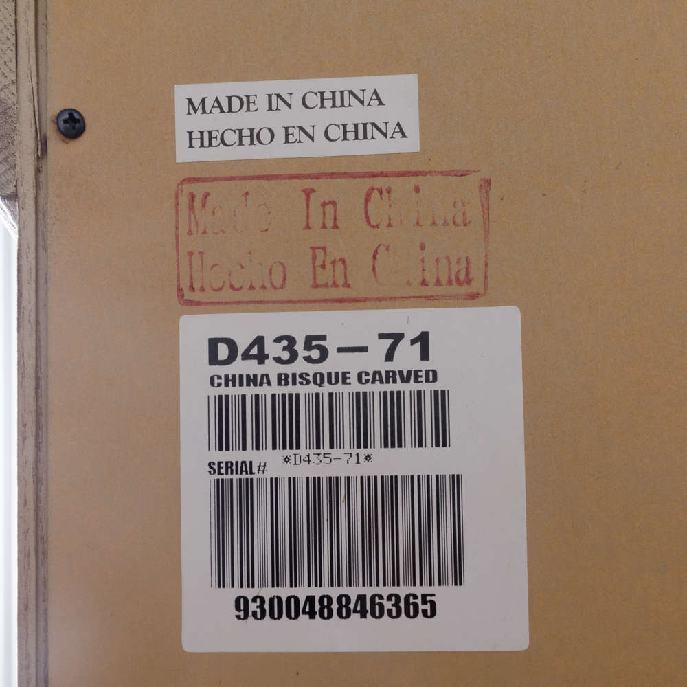 Contemporary Queen Anne Style China Cabinet