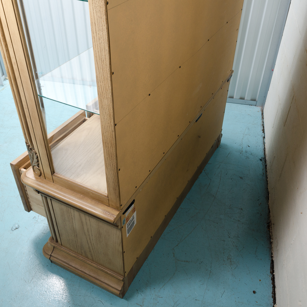 Contemporary Queen Anne Style China Cabinet