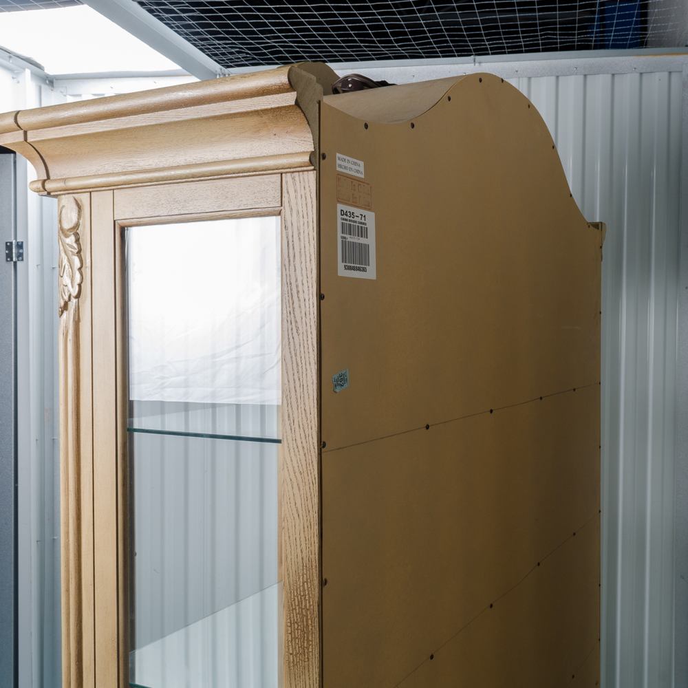 Contemporary Queen Anne Style China Cabinet