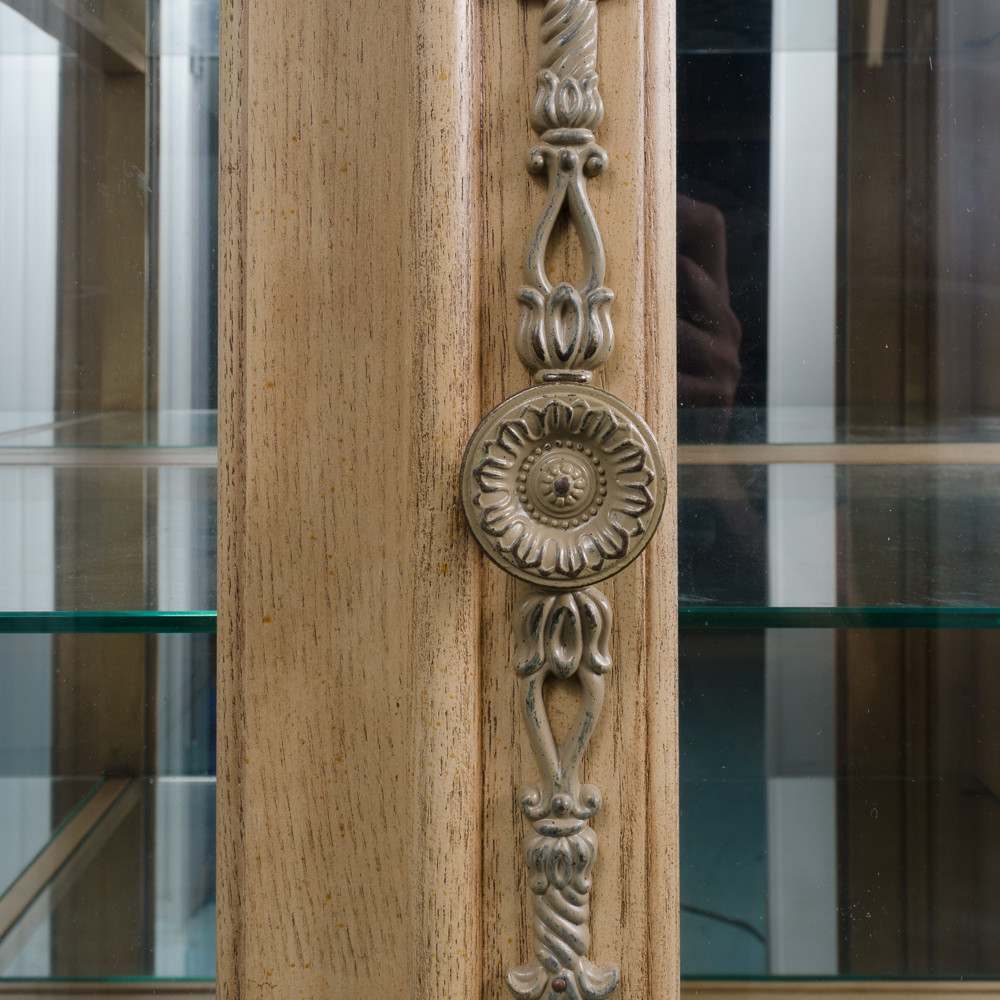 Contemporary Queen Anne Style China Cabinet