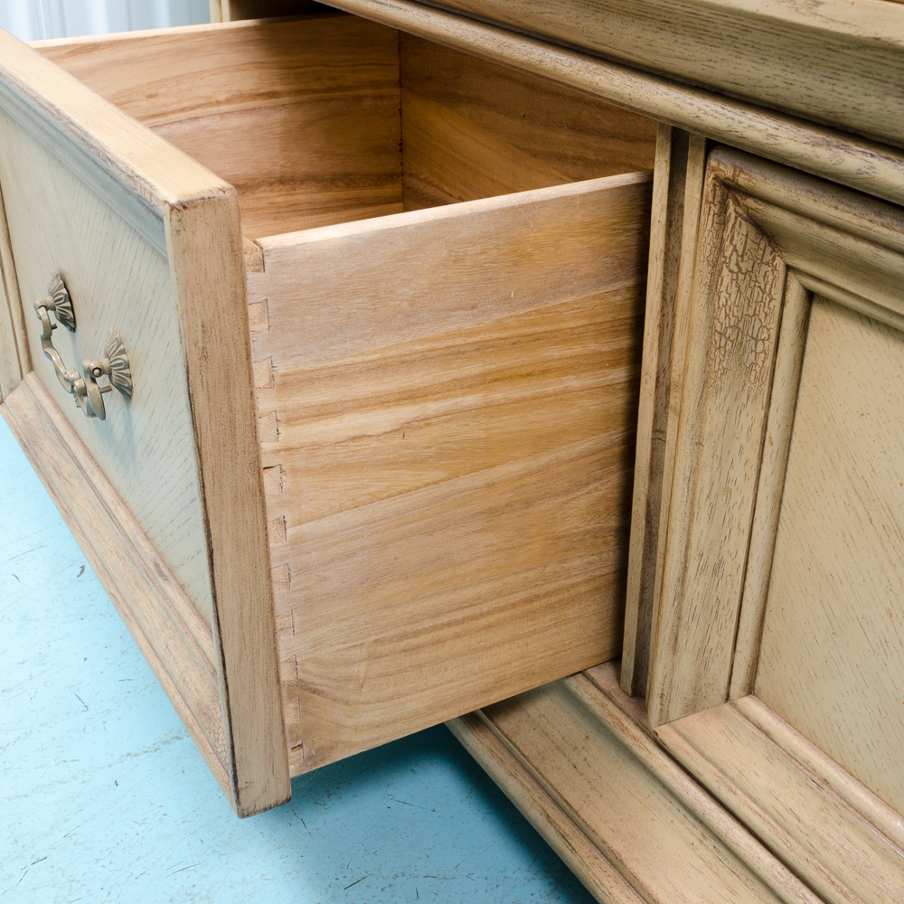 Contemporary Queen Anne Style China Cabinet