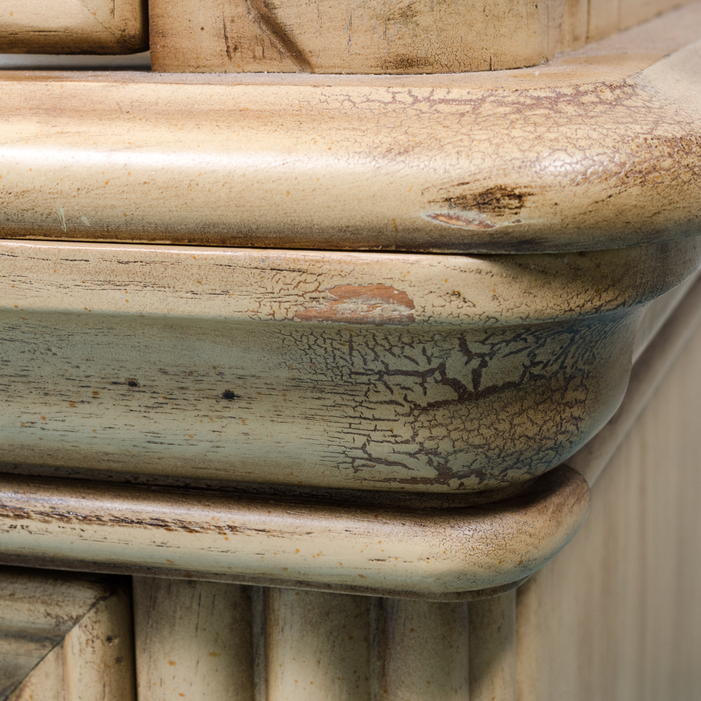 Contemporary Queen Anne Style China Cabinet