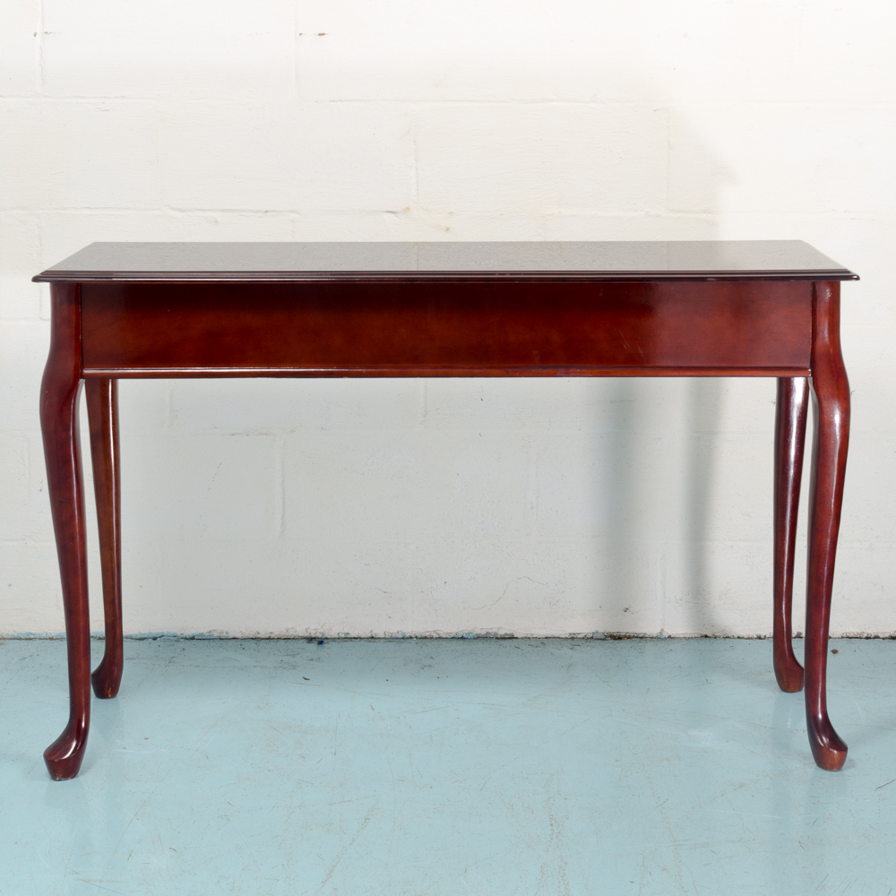 Chippendale Style Cherry Console Table
