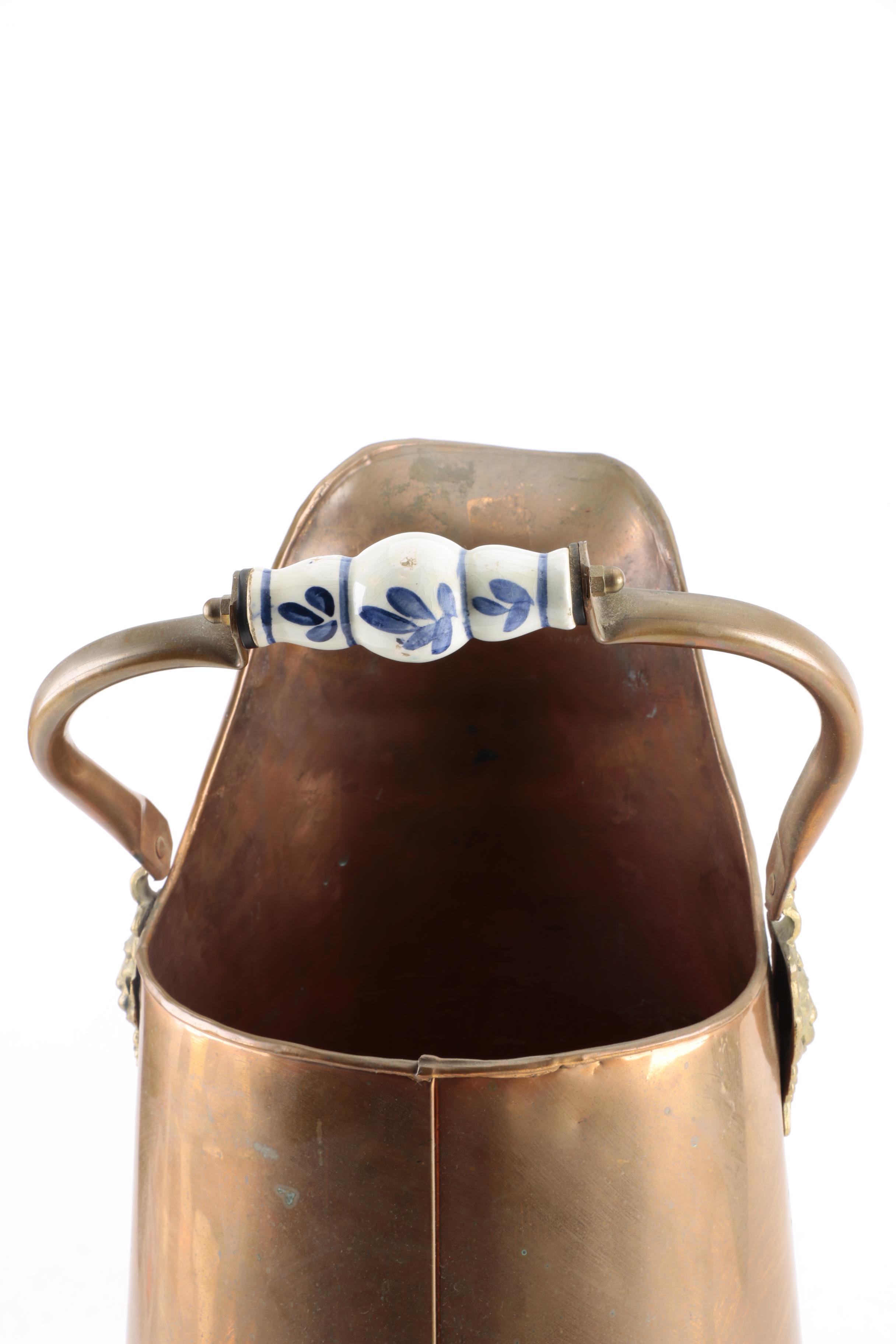 Copper Teapot and Coal Bucket