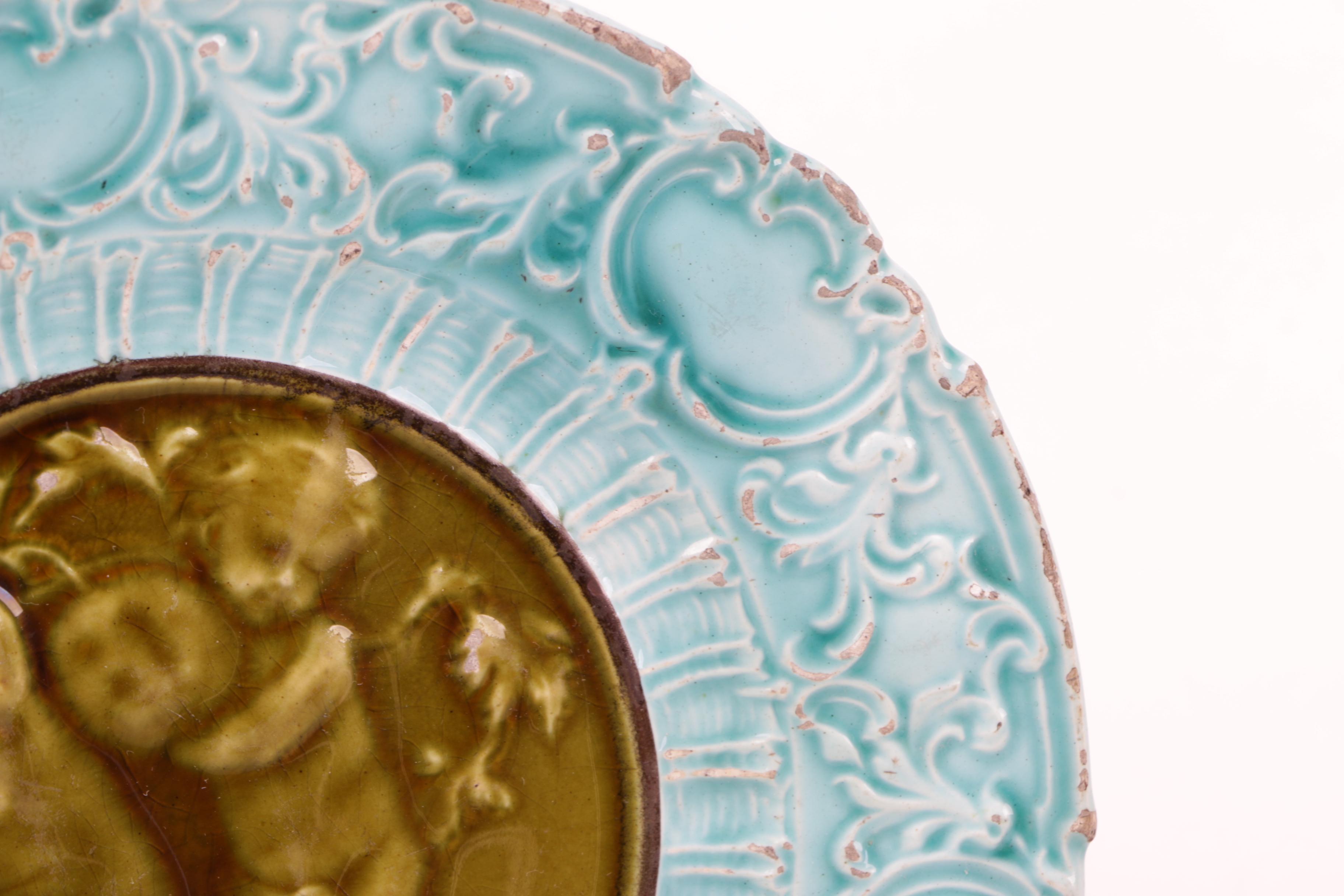 Villeroy and Boch and H&K Tunstall Majolica Plates