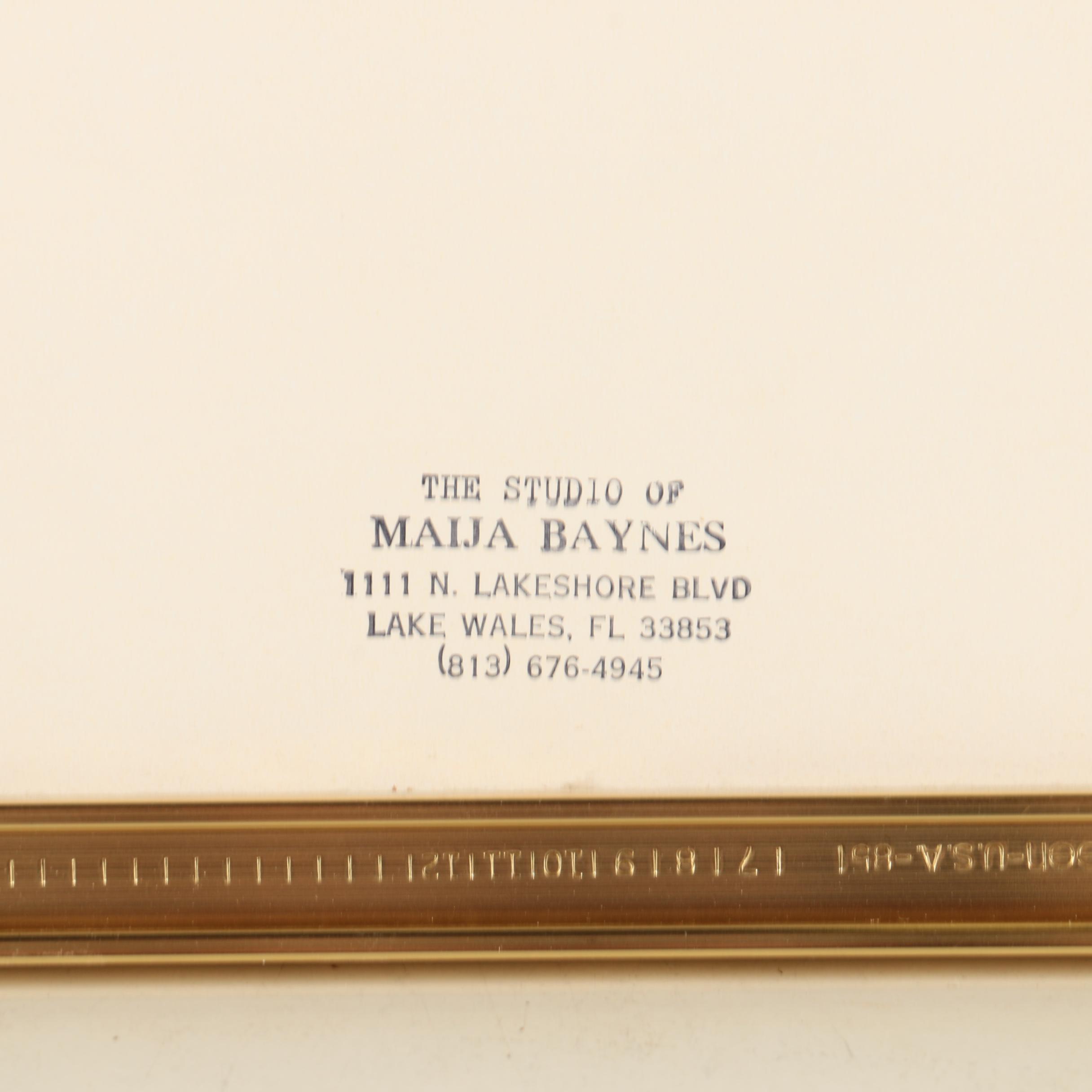 Maija Baynes Watercolor Paintings of Ponds