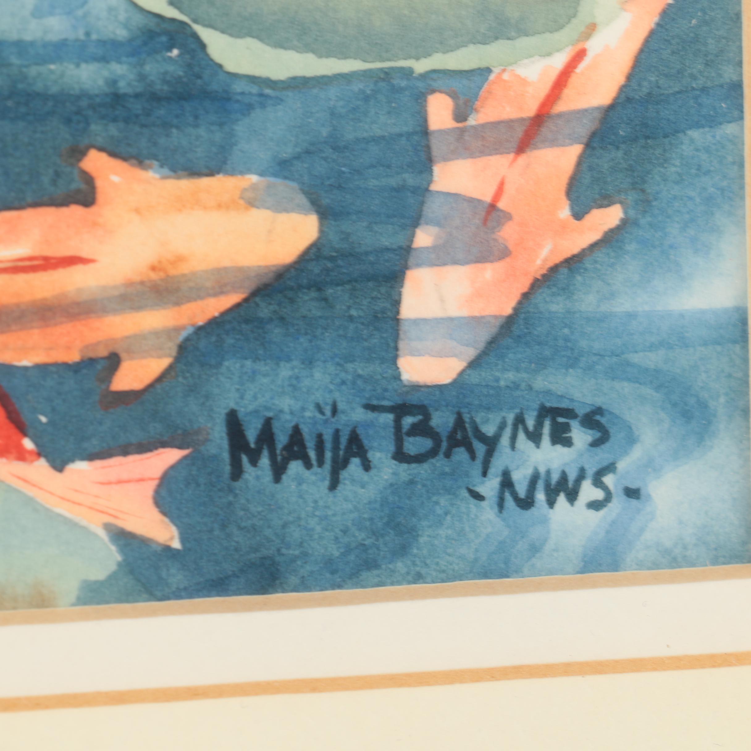 Maija Baynes Watercolor Paintings of Ponds