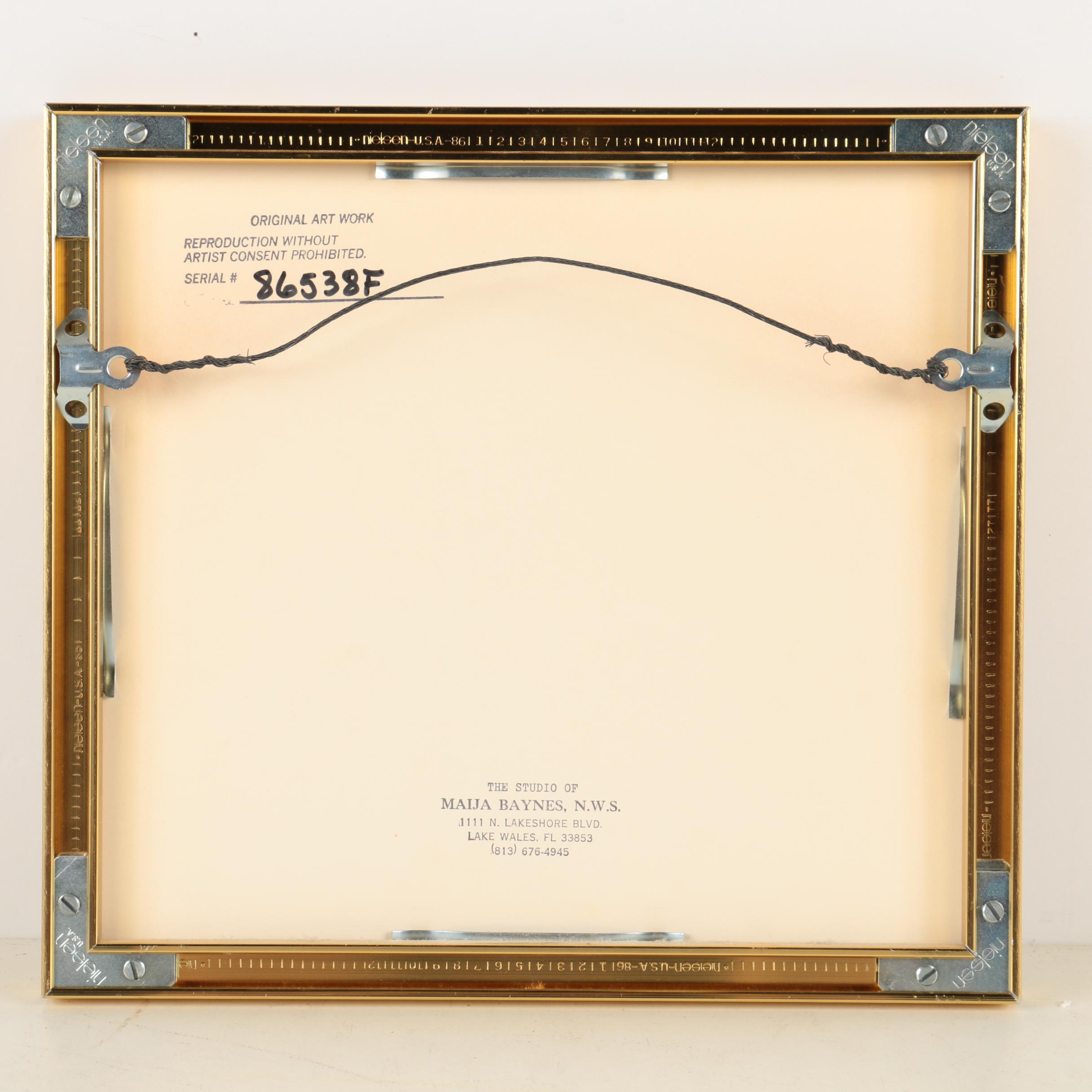 Maija Baynes Watercolor Paintings of Ponds