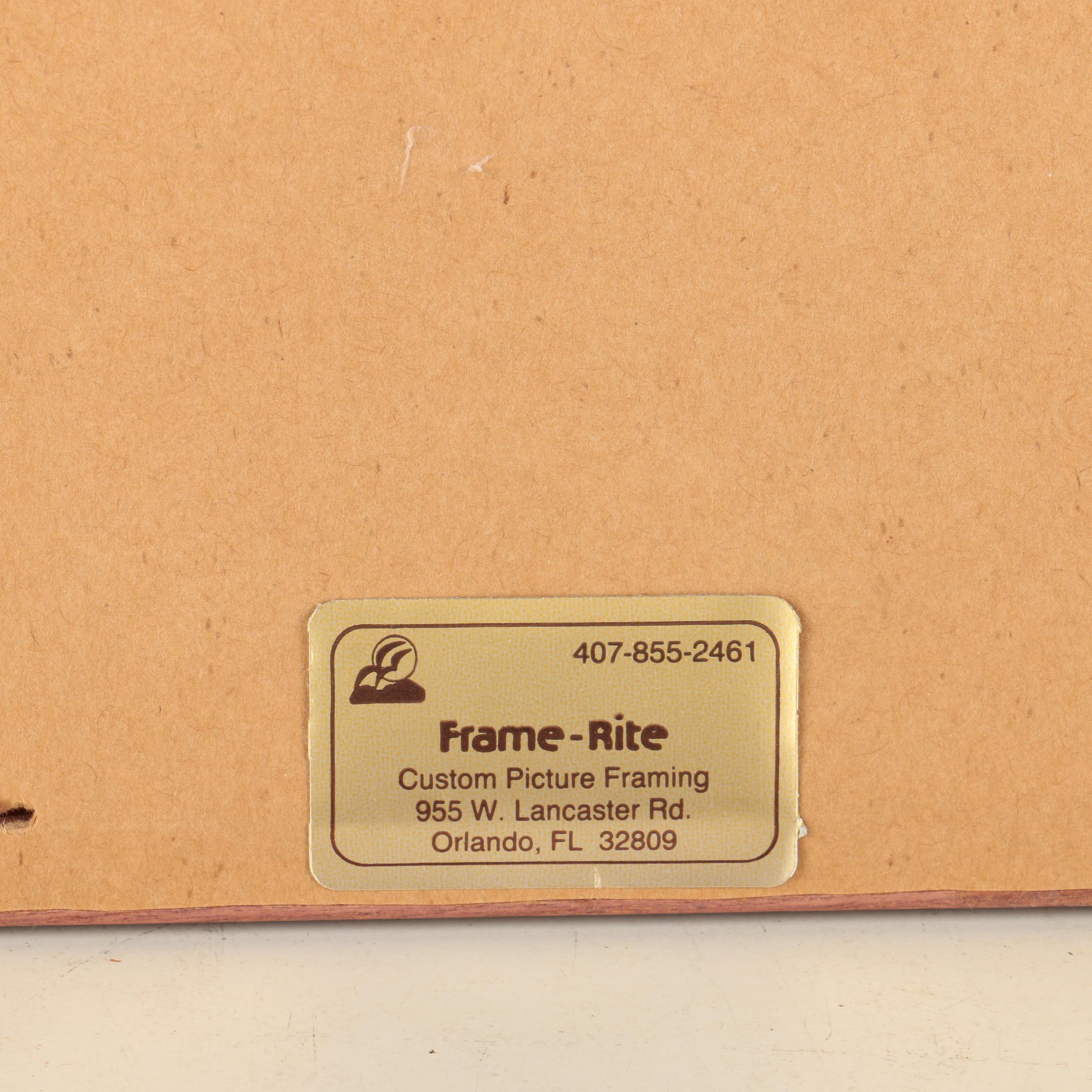 Gretchen Williams  Watercolor Painting on Paper of Purple and Pink Flower