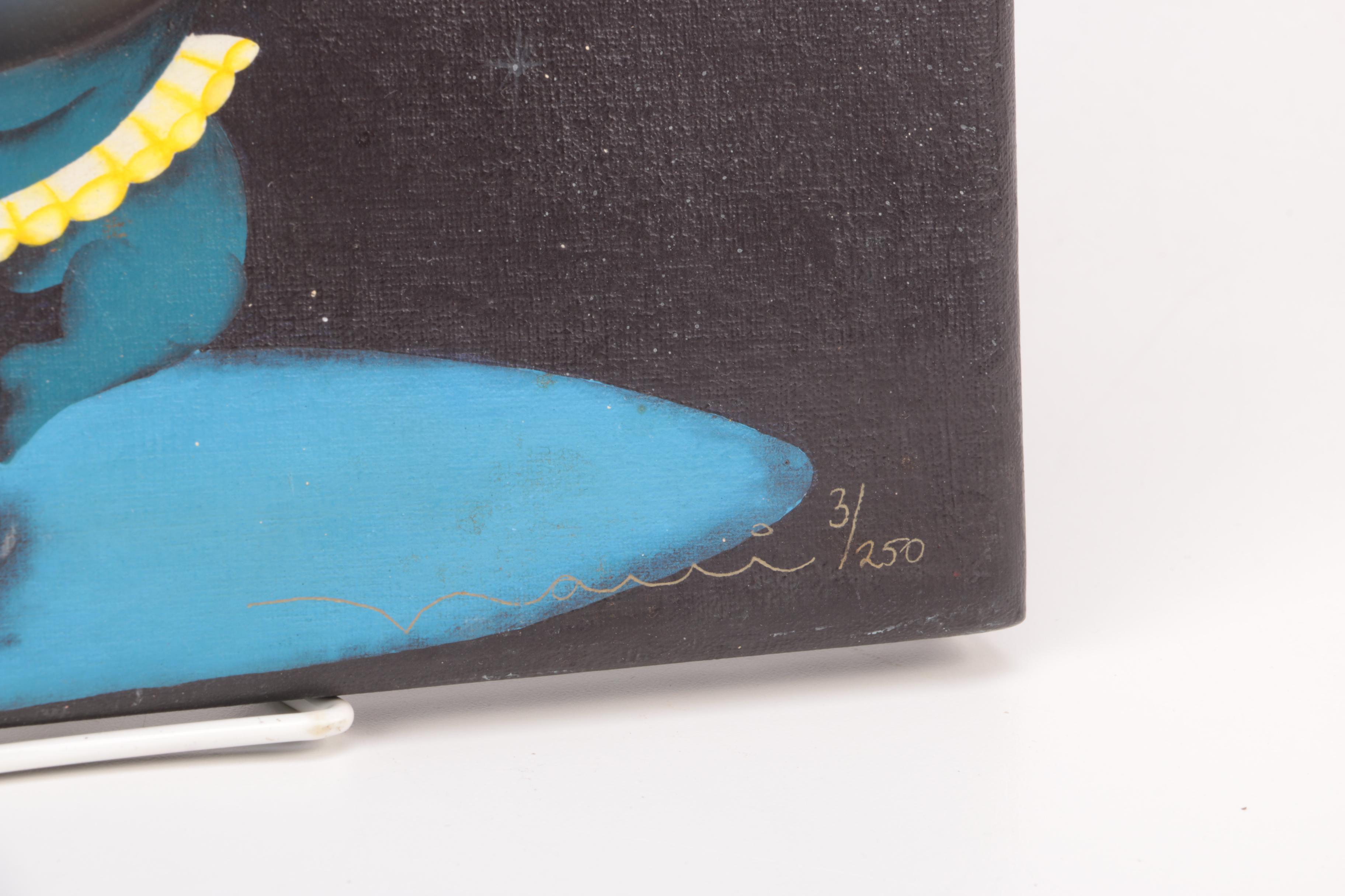 Limited Edition Artwork of a Dancing Moon