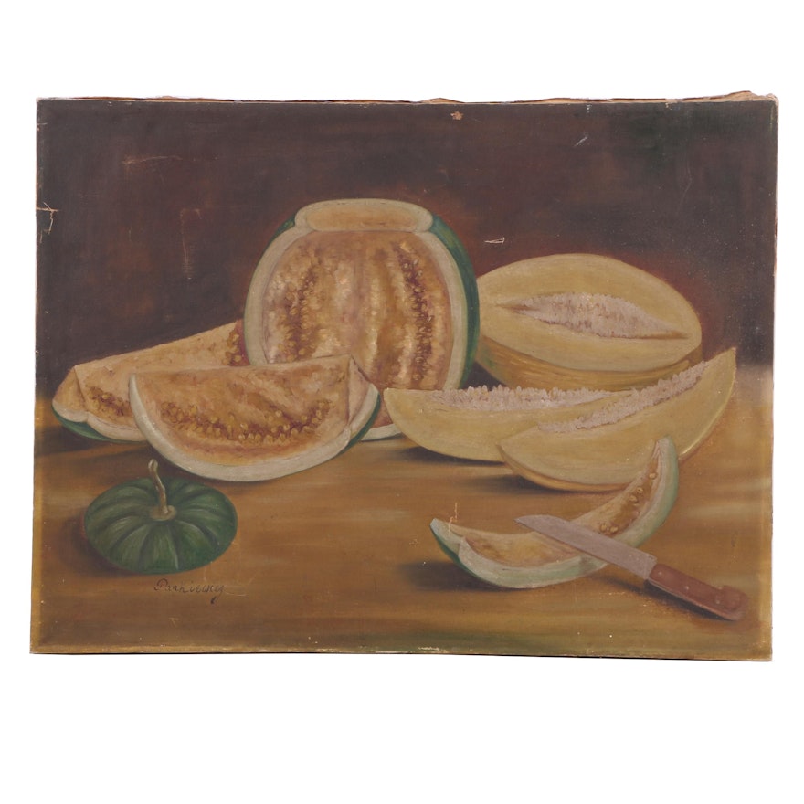 Oil Still Life Painting in the Manner of Pankiewicz
