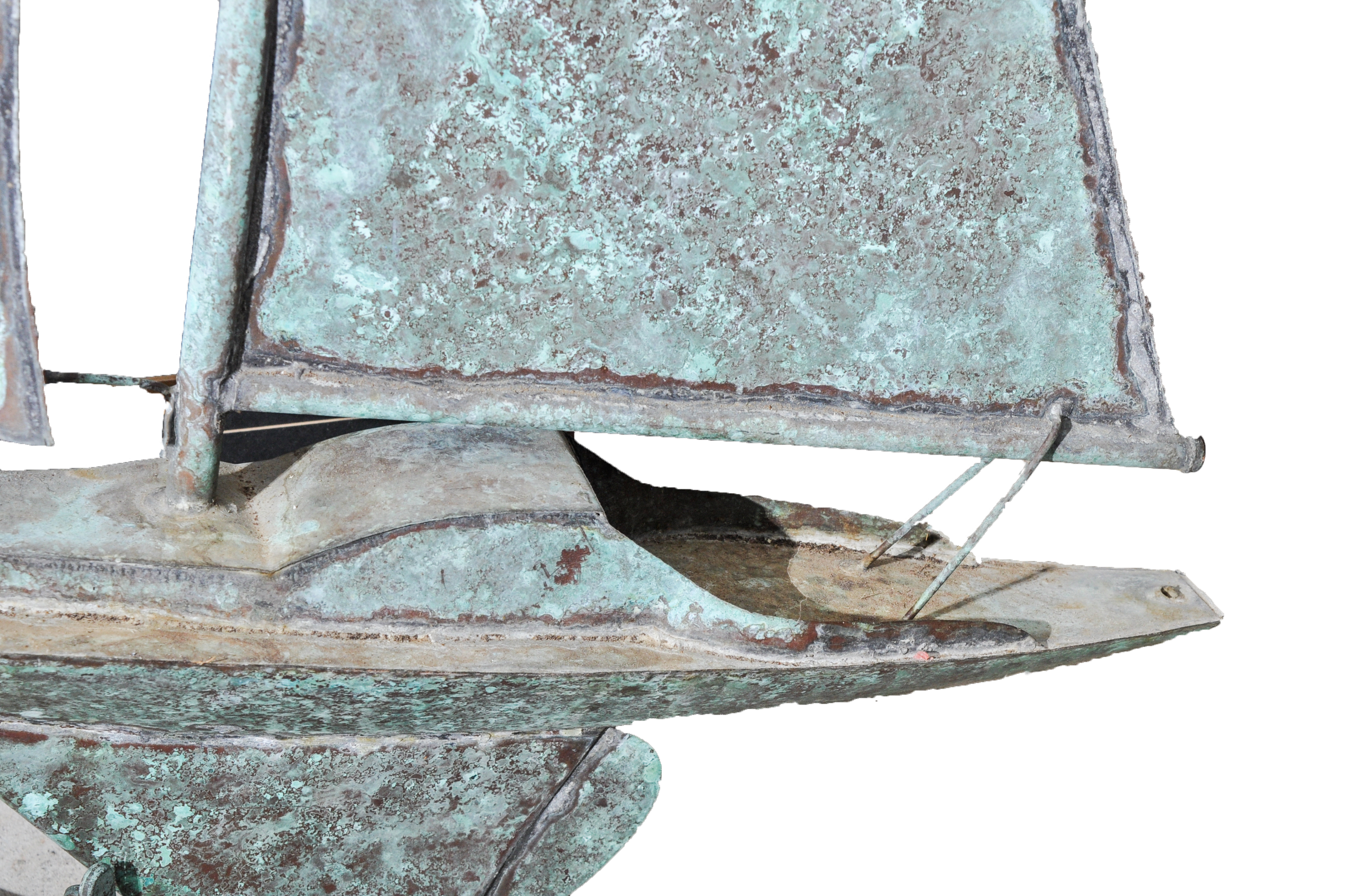 Weather Vane in the Form of a Sailboat