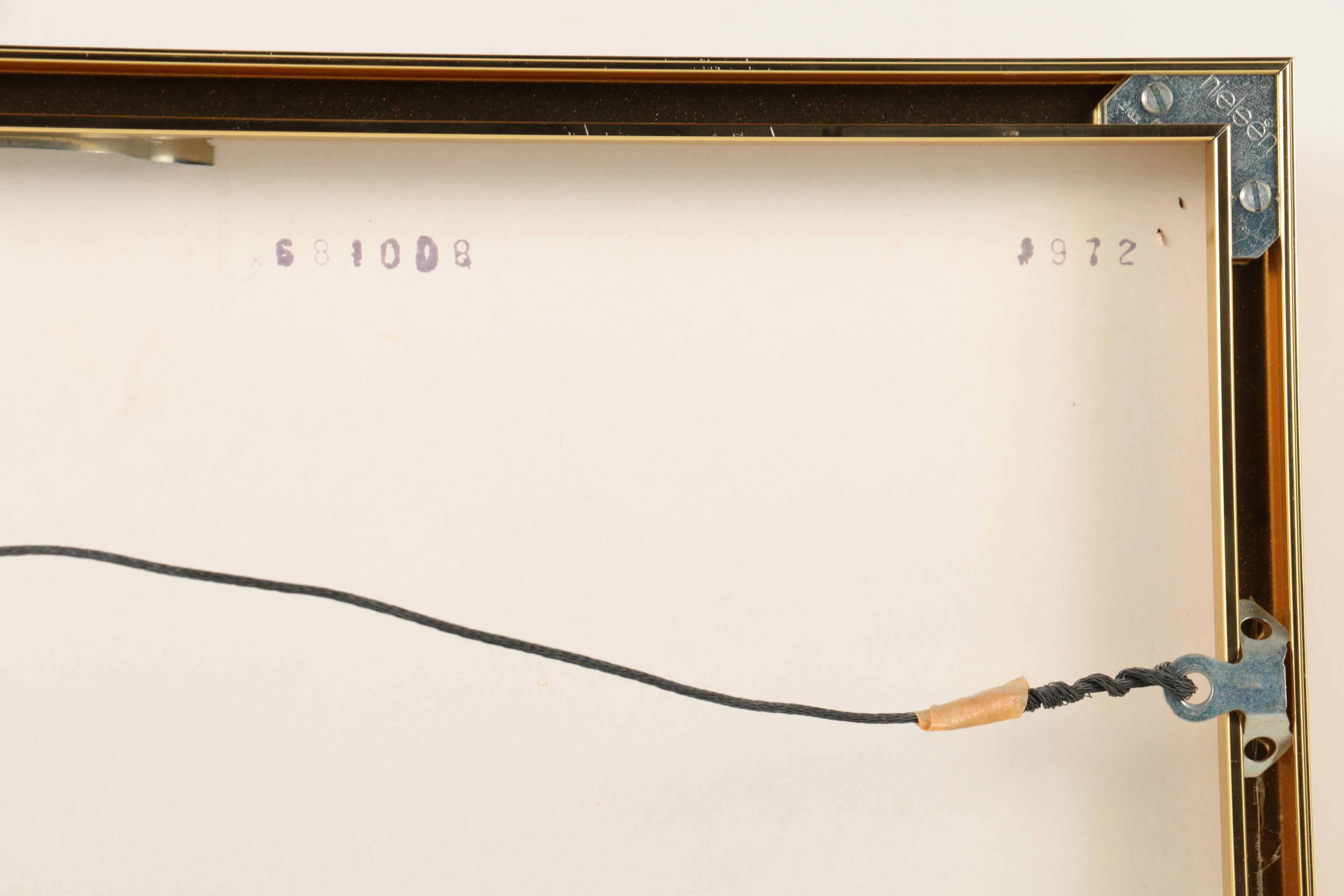 Mixed Media Collage of a Fan