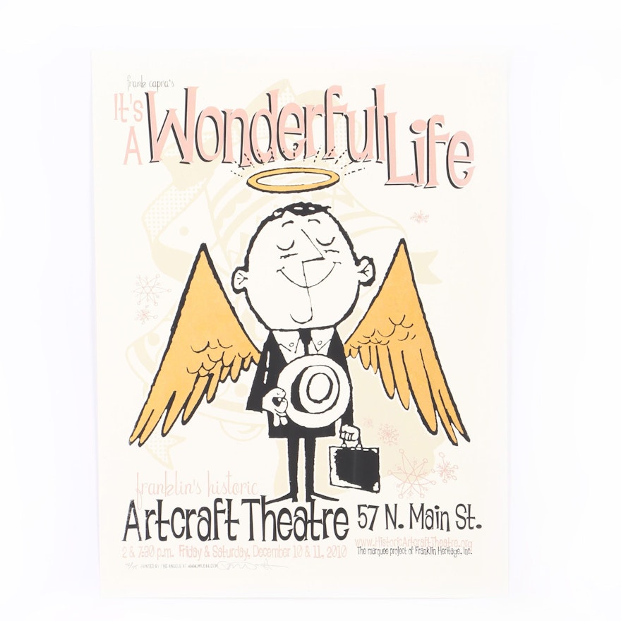 "It's a Wonderful Life" Limited Edition Serigraph Poster