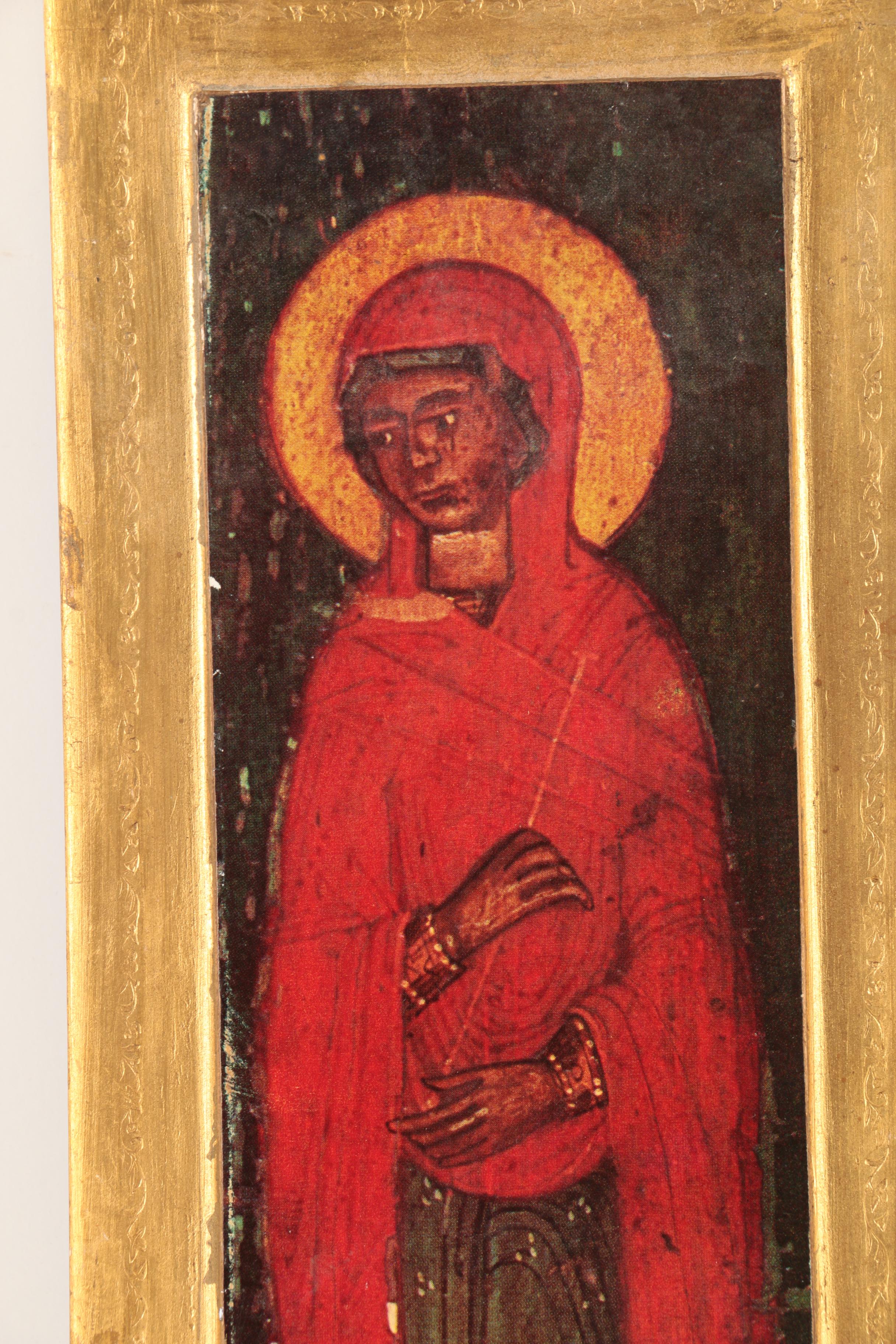 Plaster Astrological Wall Decor and Decorative Icons on Wood