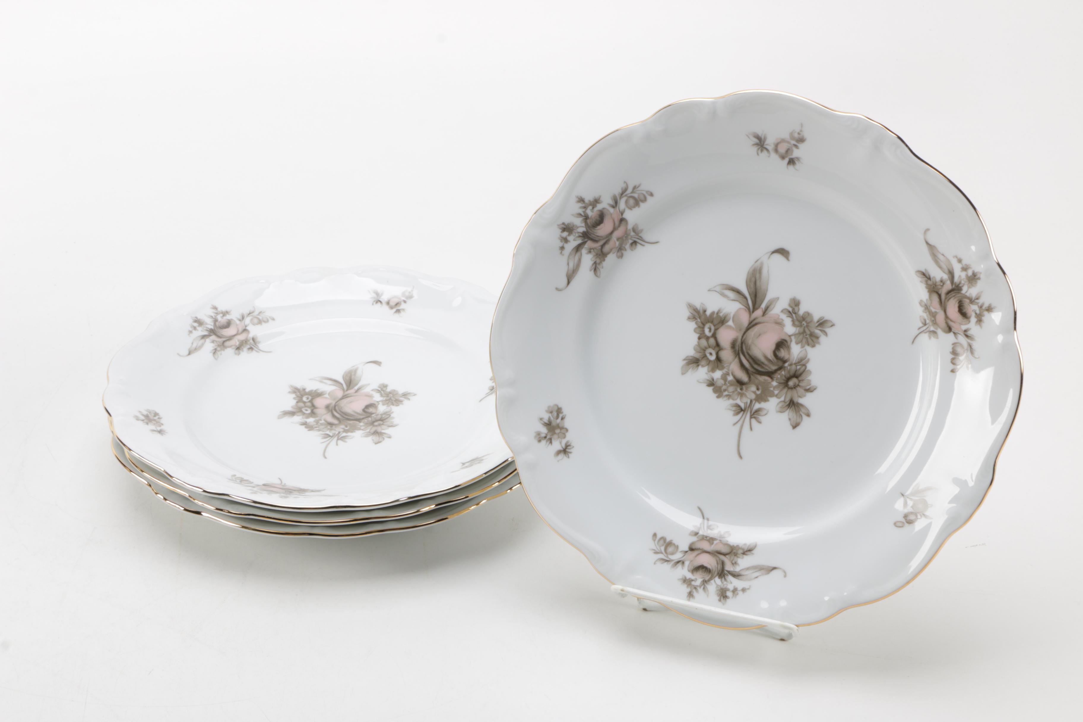 Vintage Johann Haviland "Sepia Rose" Porcelain Tableware