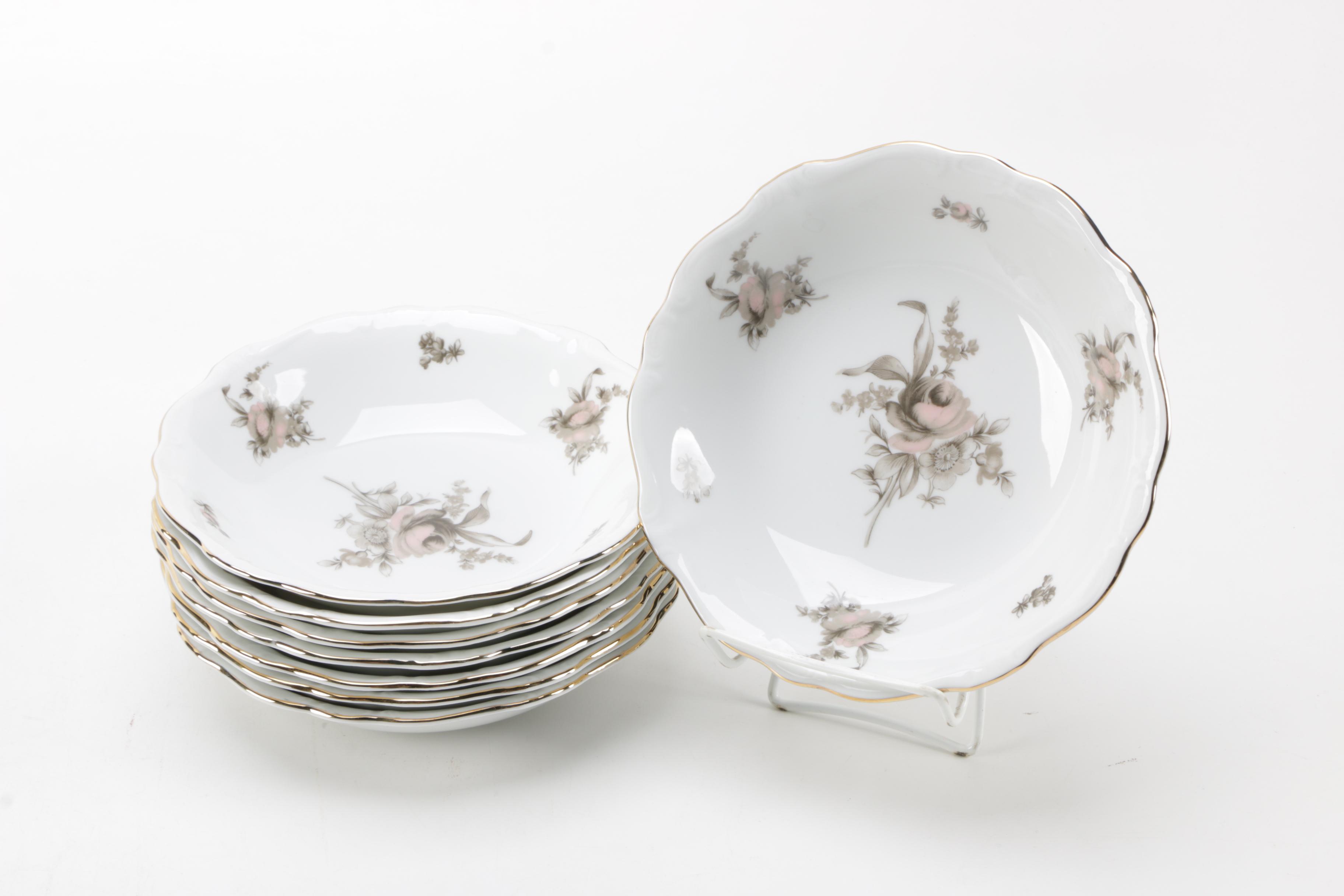 Vintage Johann Haviland "Sepia Rose" Porcelain Tableware