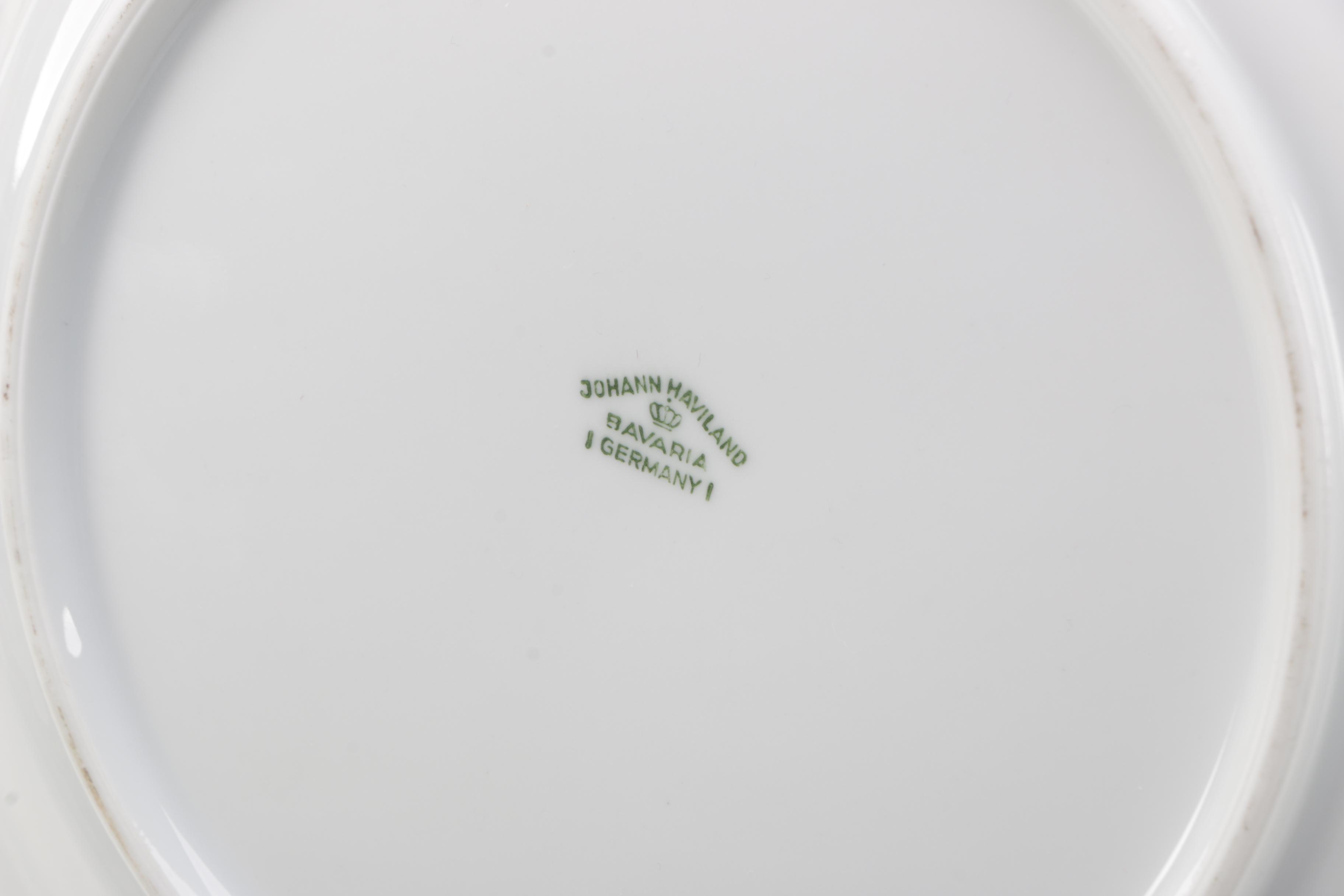 Vintage Johann Haviland "Sepia Rose" Porcelain Tableware