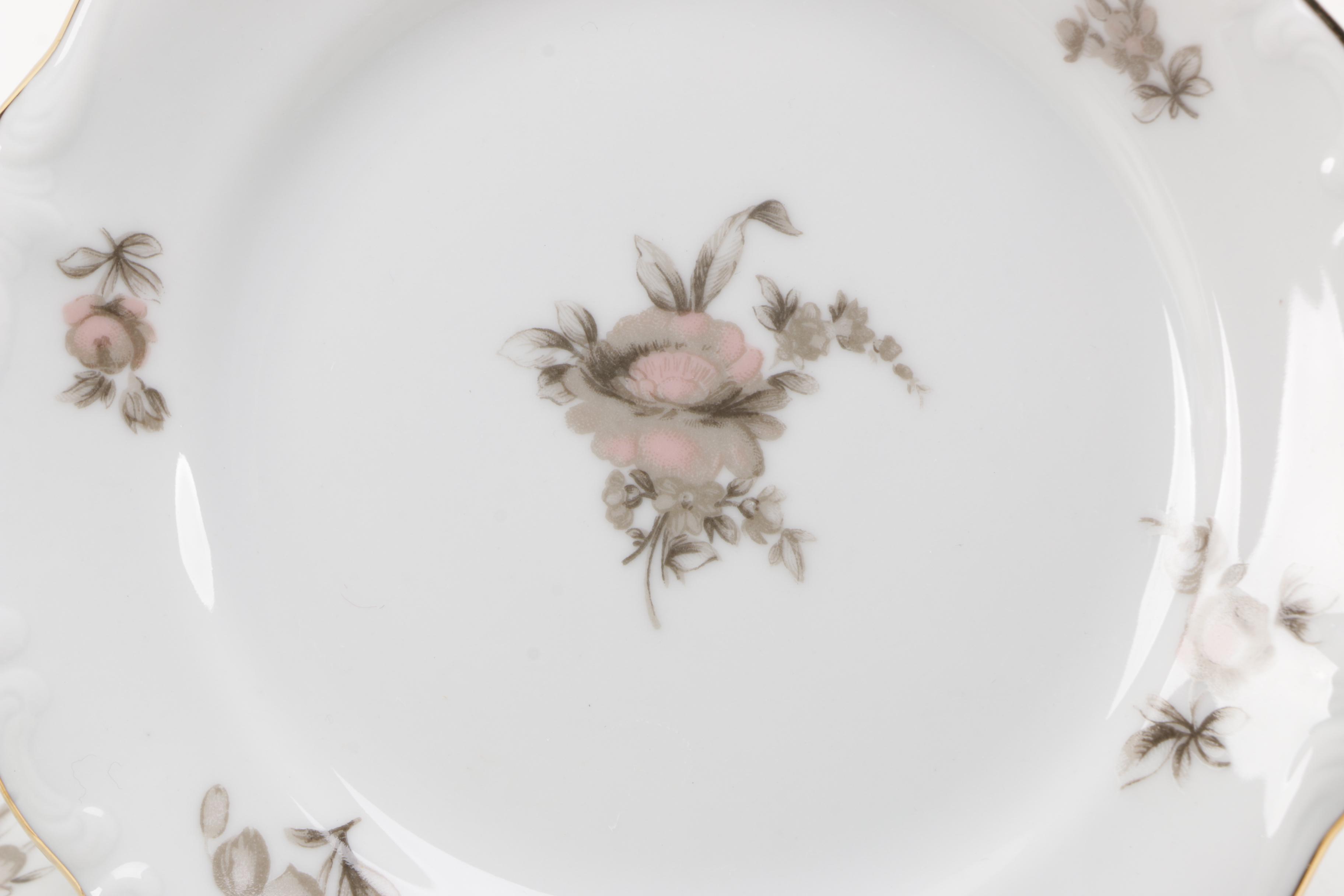 Vintage Johann Haviland "Sepia Rose" Porcelain Tableware