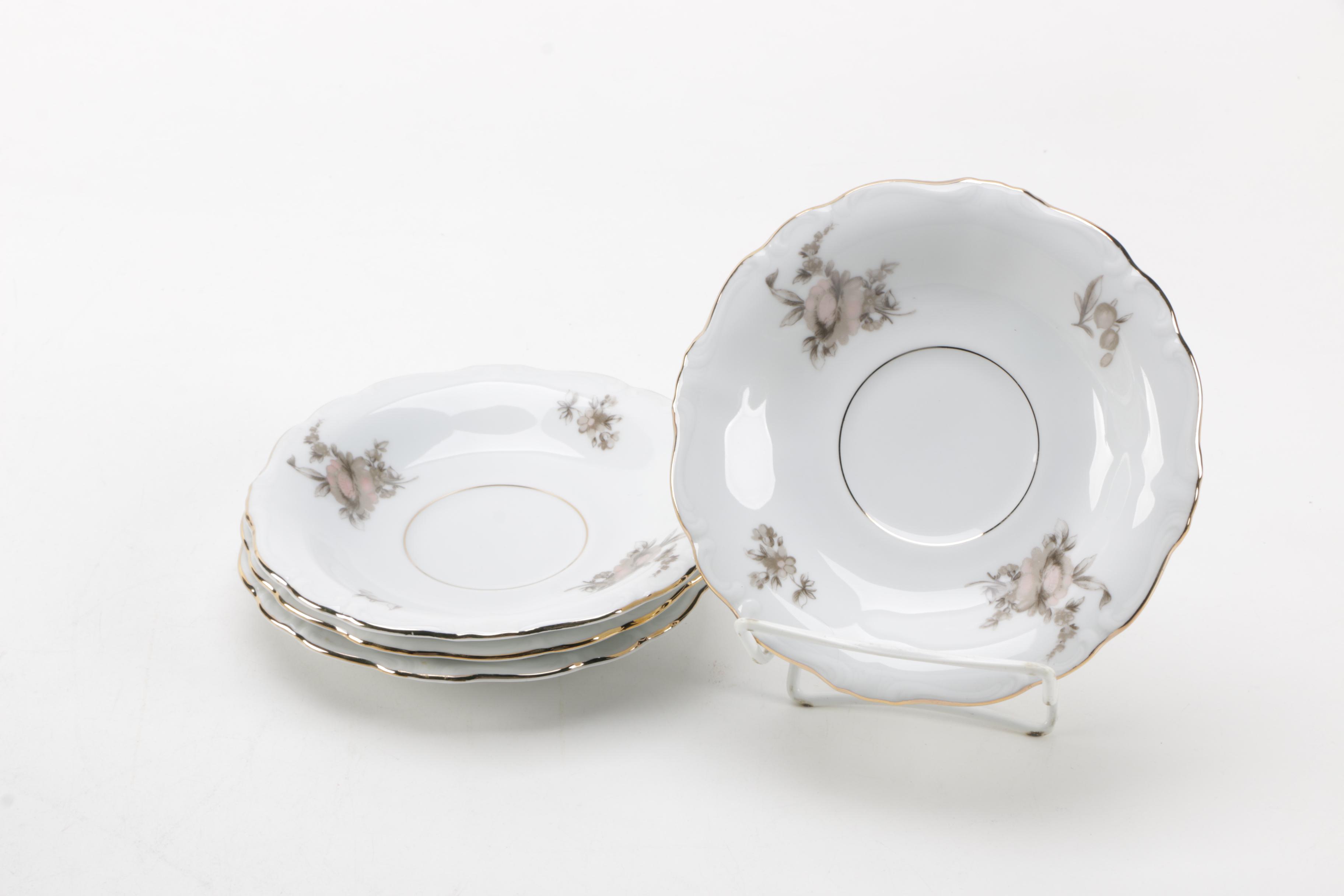 Vintage Johann Haviland "Sepia Rose" Porcelain Tableware