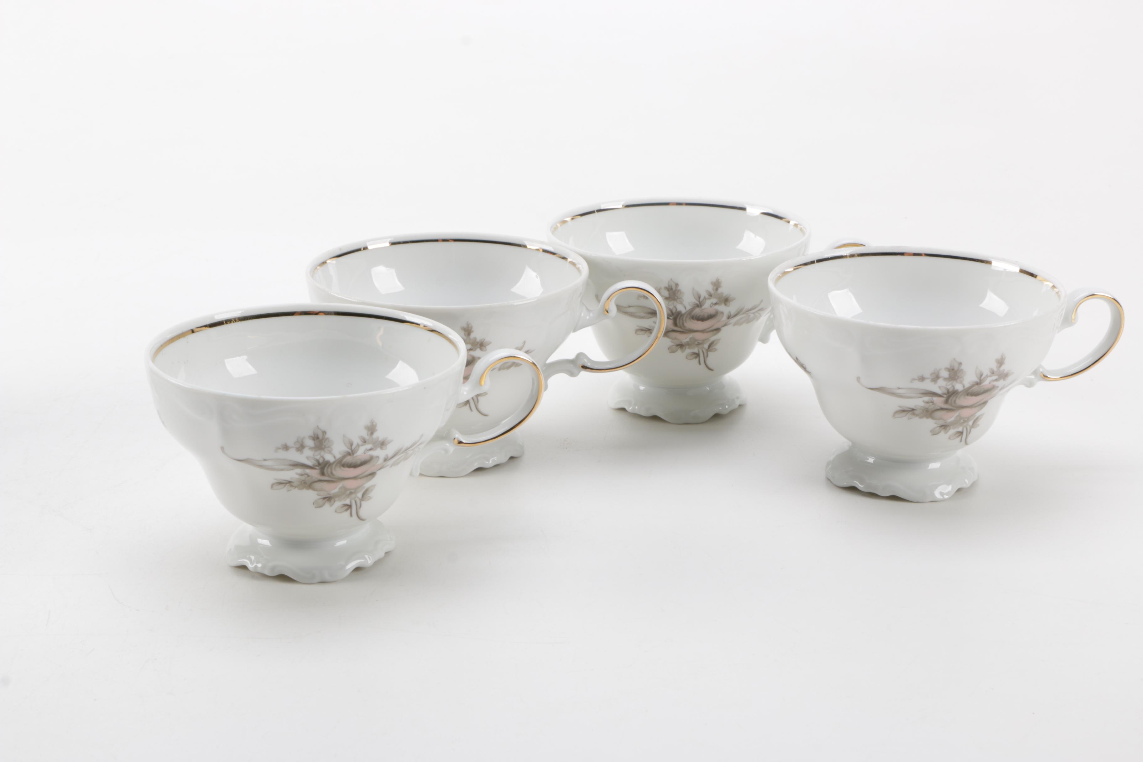 Vintage Johann Haviland "Sepia Rose" Porcelain Tableware