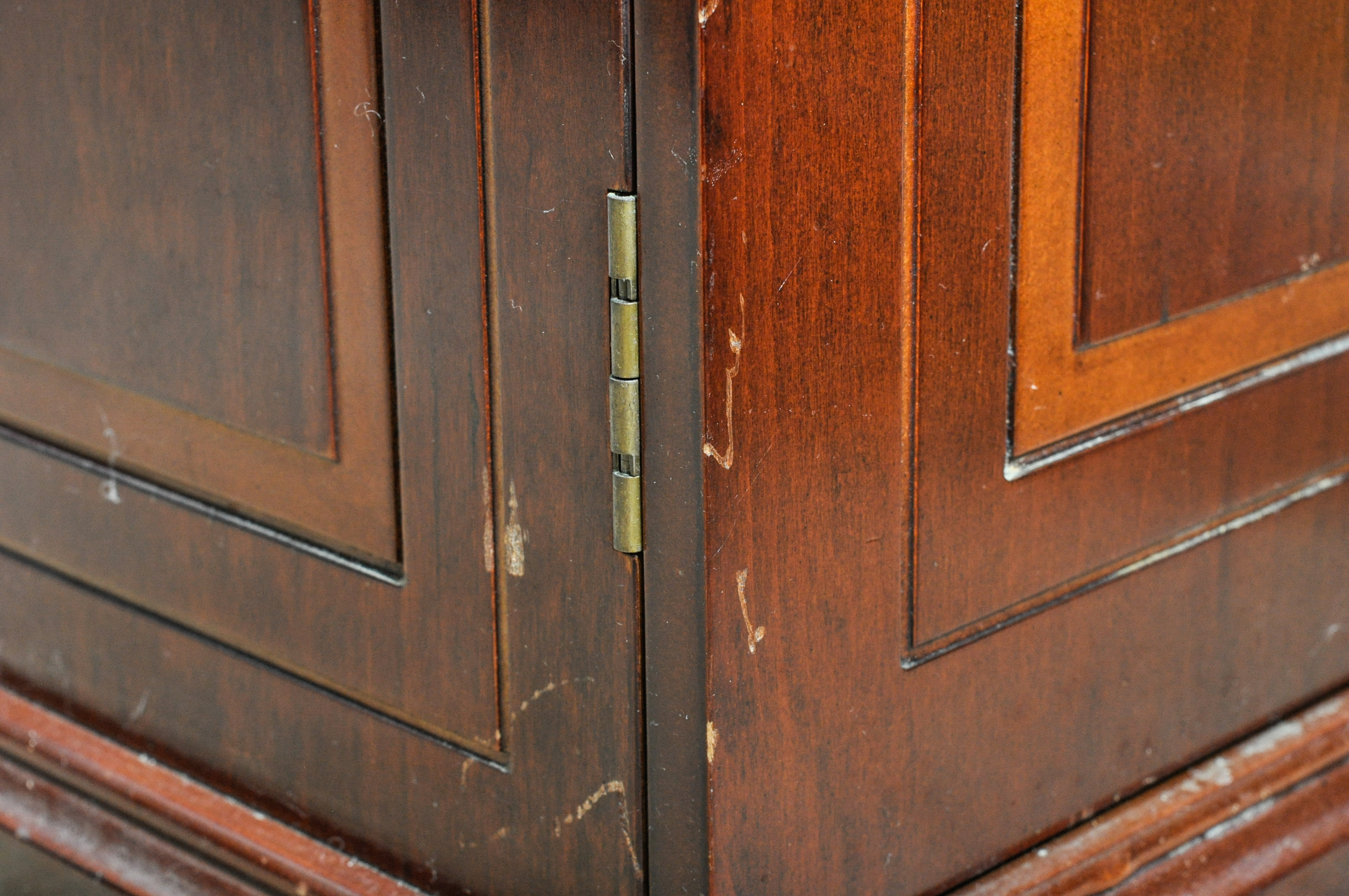 Raised-Panel Cabinet With Divided Interior