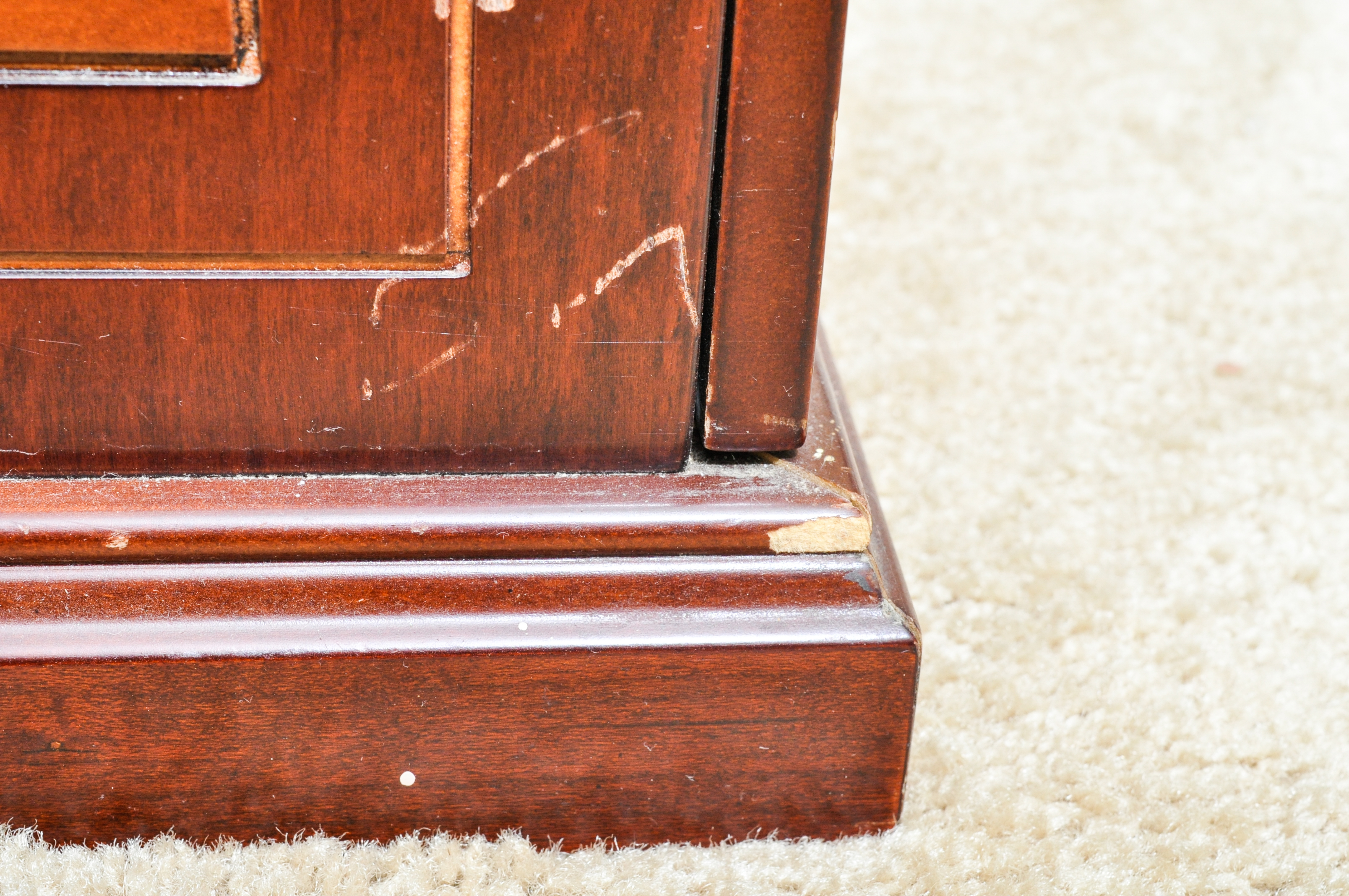 Raised-Panel Cabinet With Divided Interior