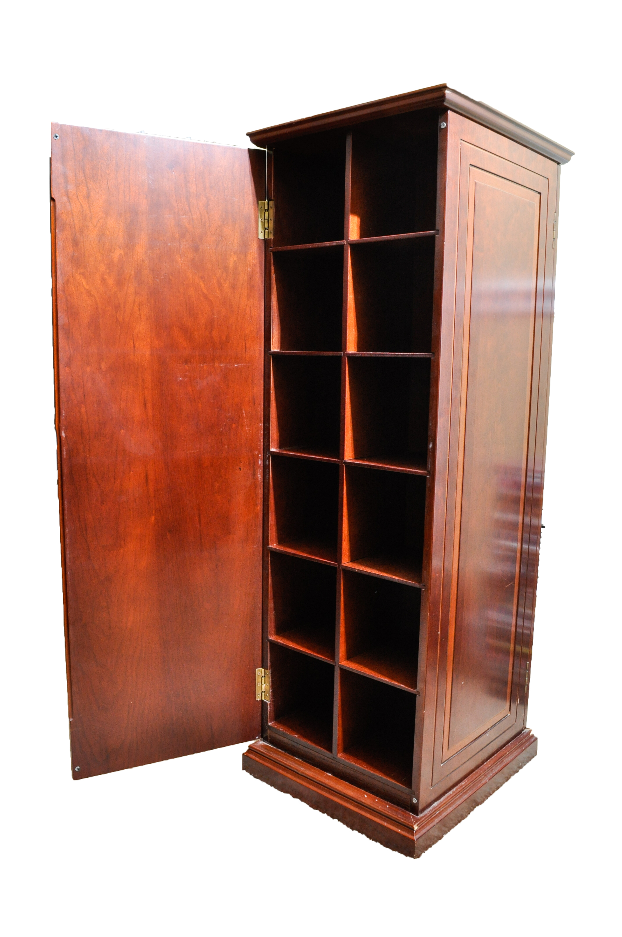 Raised-Panel Cabinet With Divided Interior