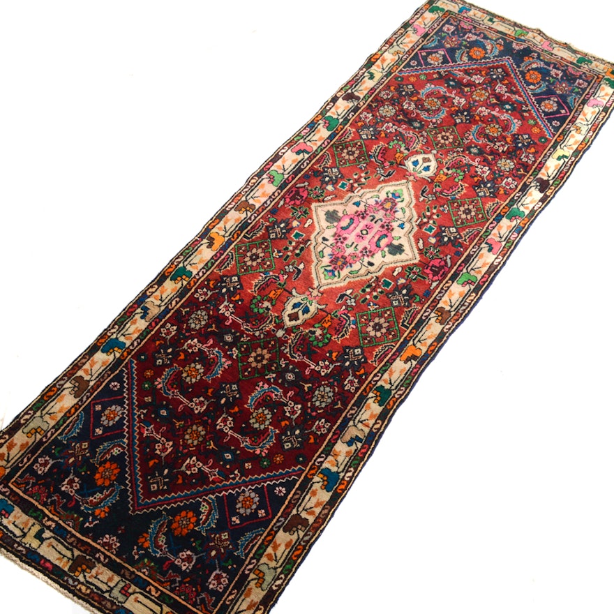 Hand-Knotted Persian Malayer Runner
